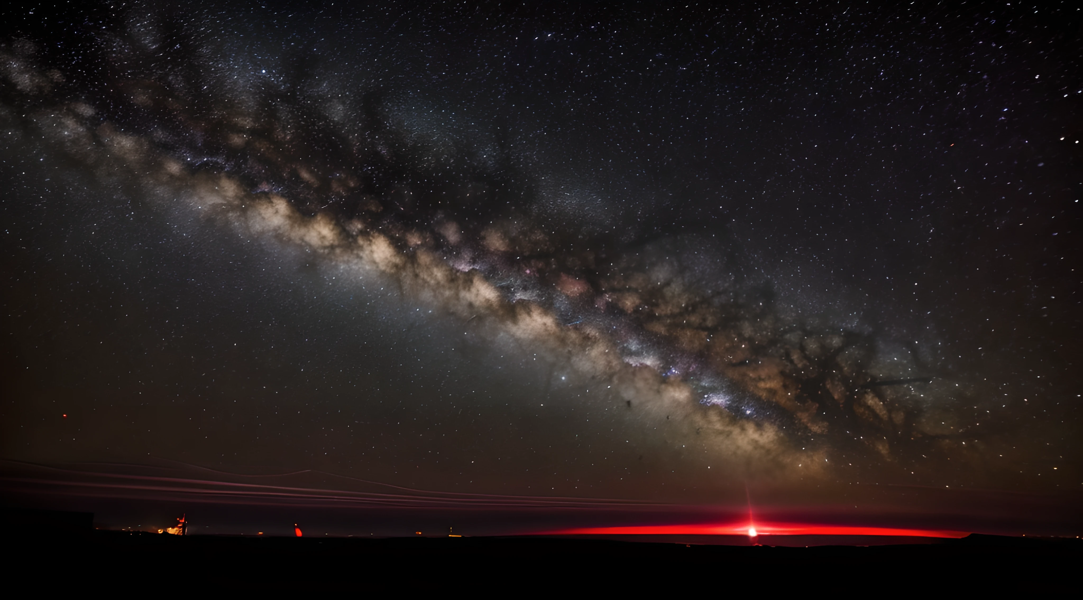 A space station located in space amidst the vast expanse of stars, planets, and galaxies would be a remarkable feat of engineering.(((masterpiece))), ((best quality)), realistic, 8k, ultra-detailed, realistic, scenery, ConceptArt, Highly detailed RAW color Photo, side Angle, (lens flare:0.7), particle effects, raytracing, cinematic lighting, shallow depth of field, photographed on a Sony Alpha 1, 50mm wide angle lens, sharp focus, cinematic film still, dynamic pose., (red look:1.3)