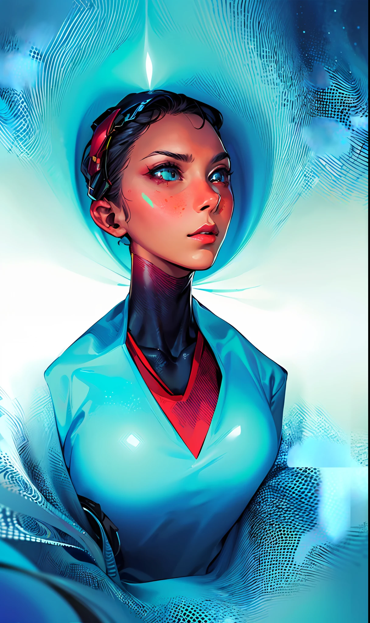 (masterpiece, top quality, best quality, official art, beautiful and aesthetic:1.2), (1girl), extreme detailed,(fractal art:1.3),colorful,highest detailed