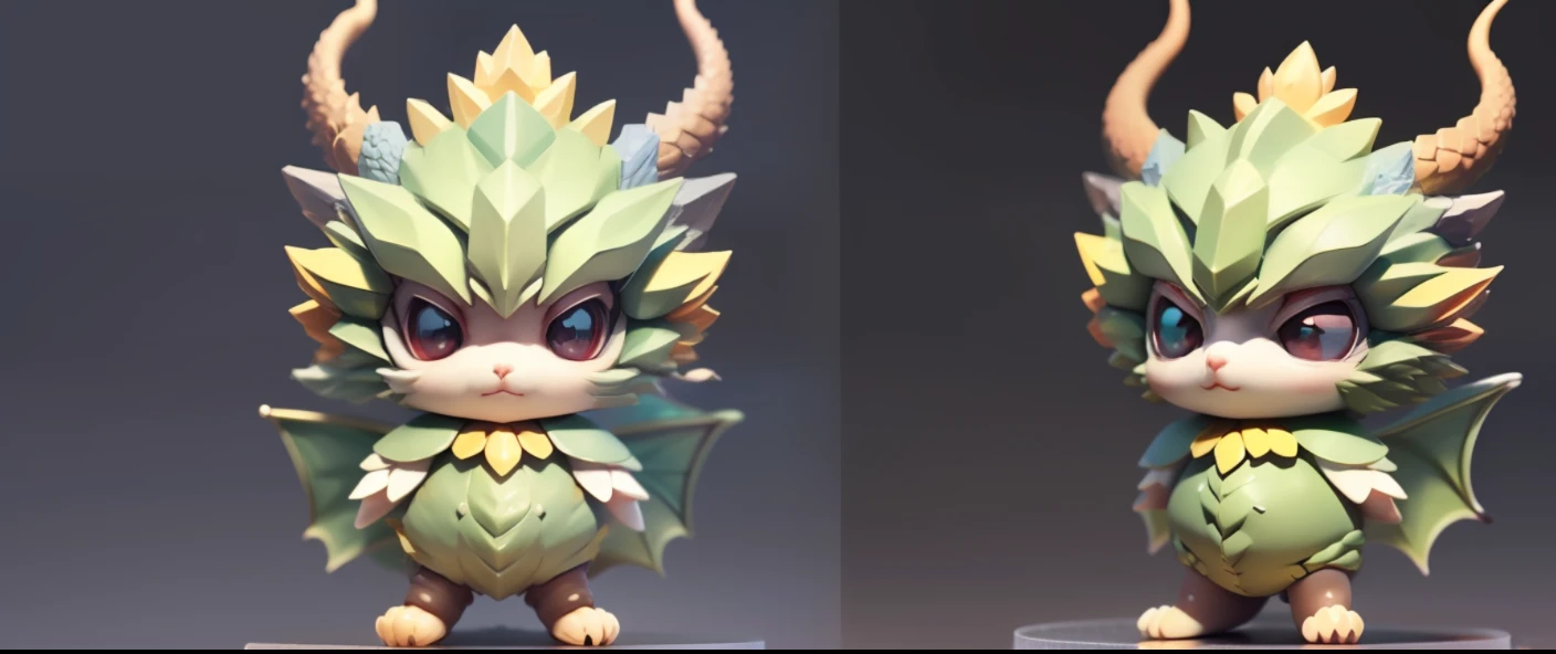 White Background, Clean Background, Highest Quality, Super Noise Reduction, No Borderline, Male, , , Green Dragon, Dragon Head, 1 pair of cute little dragon horns, big eyes, (Red T-shirt: 1.3), Character, (Cute: 1.2), OC Rendering, Blind Box Toy, (Full Body, Generates Three Views, i.e. Front View, Side View and Rear View), (Full Body: 1.3), Chubby, True, ((3-sided view, Full body, Simple background, Multiple views, High resolution)), dragon_real, Chibi, IP design, monochrome