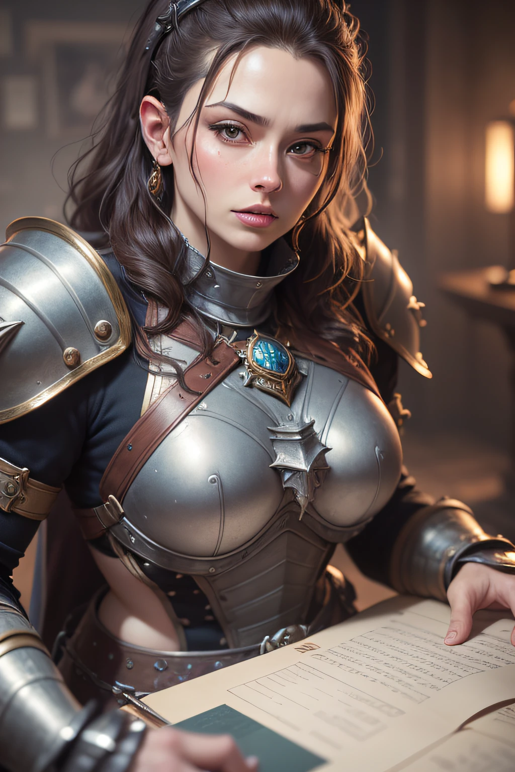 a Dwarf warrior, fantasy, heavy and detailed armor 150mm, beautiful soft studio light, rim light, bright details, luxury fantasy, , hyper-realistic, anatomical, facial muscles, elegant, beautiful background, octane rendering, HR Giger style, 8k, best quality, masterpiece, illustration, extremely delicate and beautiful, extremely detailed, CG, unit, wallpaper, (realistic, photorealistic: 1.37),  amazing, fine details, masterpiece, best quality, official art, extremely detailed 8k CG unit wallpaper, absurdities, incredibly absurd, full body, (high angle: 1.3)