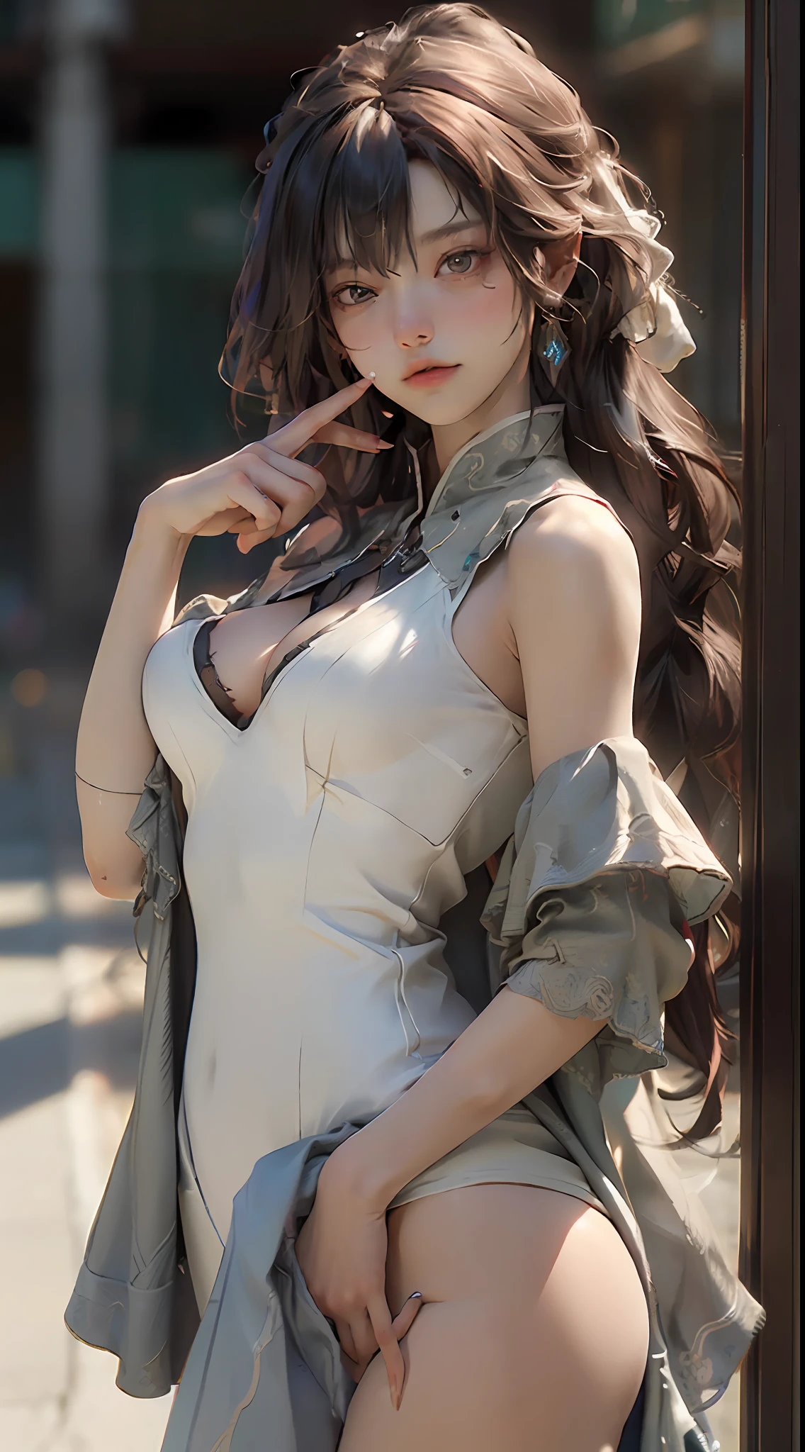 NSFW,(Best Quality)), naked,乳房,乳晕,乳头,pussy裸体的,, ((Masterpiece), (Detail: 1.4), 3D, HDR (High Dynamic Range), Ray Tracing, NVIDIA RTX, Super-Resolution, Unreal 5, Subsurface scattering, PBR textures, post-processing, anisotropic filtering, depth of field, maximum sharpness and sharpness, multi-layer textures, albedo and highlight mapping, surface shading, accurate simulation of light-material interactions, Perfect Proportions, Octane Render, Bicolor Light, Large Aperture, Low ISO, White Balance, Rule of Thirds, 8K RAW,