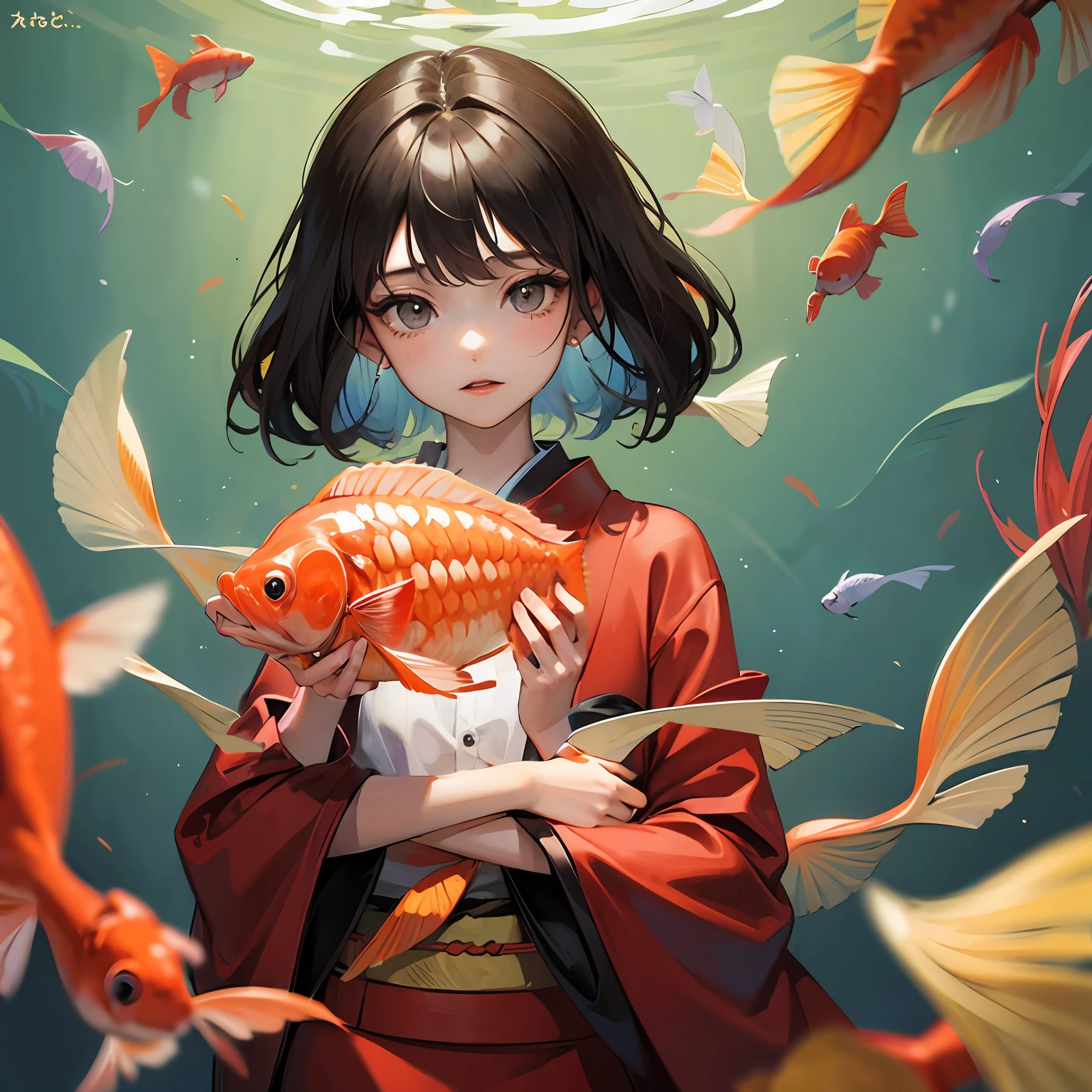 Goldfish face