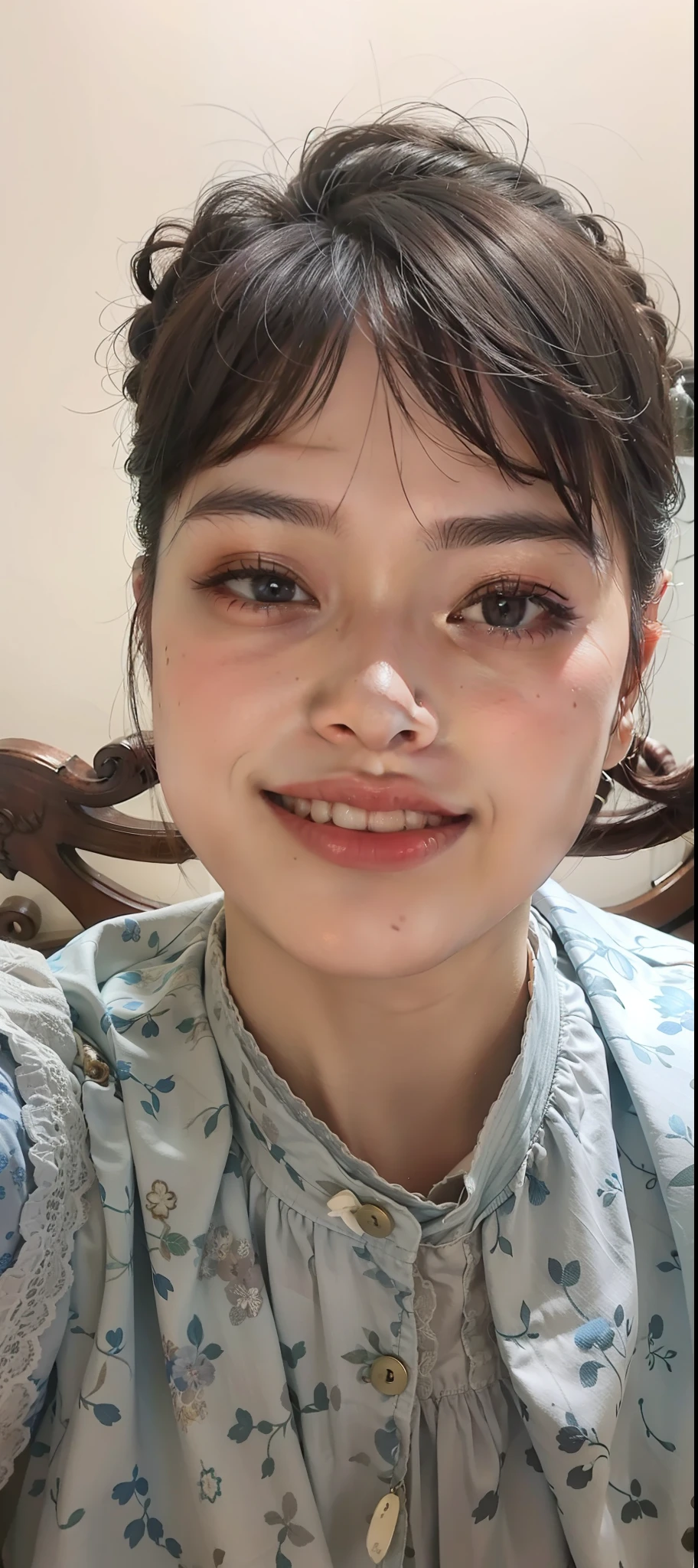 @Thanh Liên 🐸:8K, Best Quality, Masterpiece, Ultra High Resolution, (Realism: 1.4), Original Photo, (Realistic Skin Texture: 1.3), (Film Grain: 1.3), (Selfie Angle)@Thanh Liên 🐸:1 Girl, Beautiful Eyes and Face Details, Masterpiece, Best Quality, Close-up, Upper Body, Looking at the Viewer