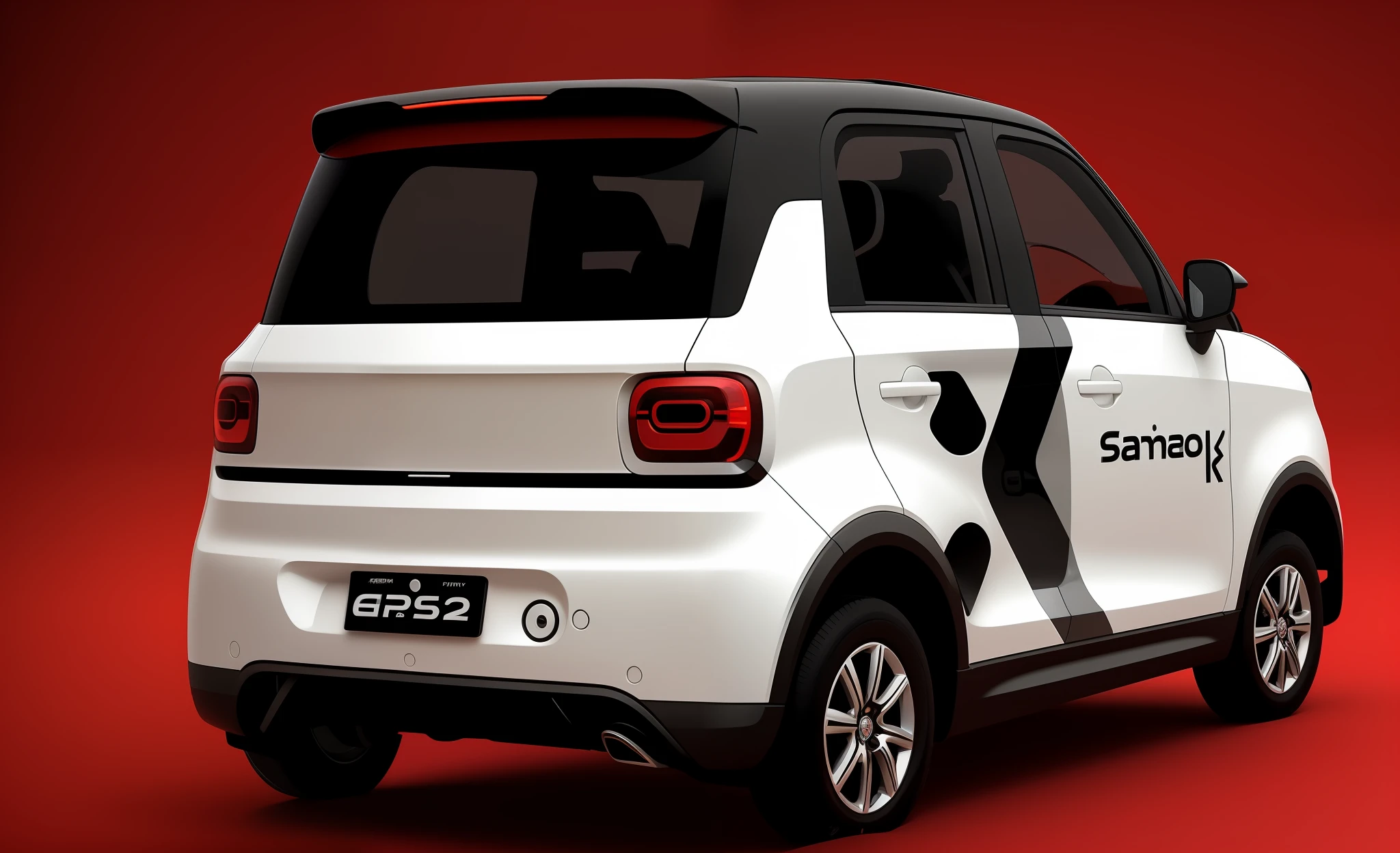 White car close-up on red background, KAMA Russian electric car, futuristic product car shot, cute futuristic vehicle, vehicle design trends, zen concept, new car, smart ,,,,, concept car, it has red and black paint, concept, car concept, sand creek, front perspective, masterpiece, best quality t, extremely beautiful reflection, best reflection, (very detailed CG unity 8K wallpaper) (best quality t) (best illustration) (best hue), octane rendering, ray tracing, ultra-fine detail, vertical symmetry, (cyborg:1.1), ([tail | detailed wire]:1.3), (complex detail), hdr, (hyperdetailed: 1.2), cinema lens, vignette, centered, (cyborg:1.1), ([tail | detailed wire]:1.3), (complex detail), hdr, (complex detail, hyperdetailed: 1.2), cinematic lens, vignette, centered, , --auto --s2