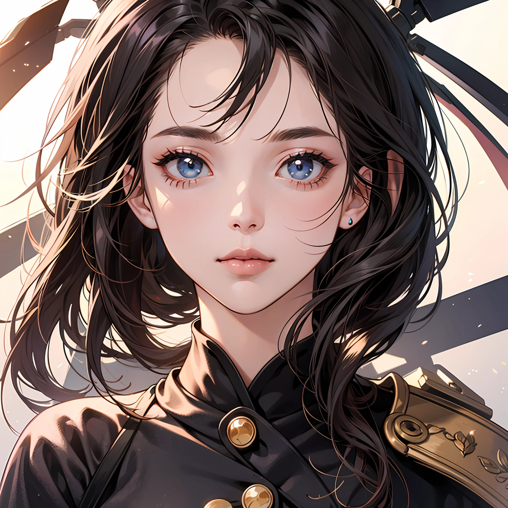 1 Girl, Beautiful Eyes and Face Details, Masterpiece, Best Quality, Close-up, Upper Body, Looking at the Viewer --auto