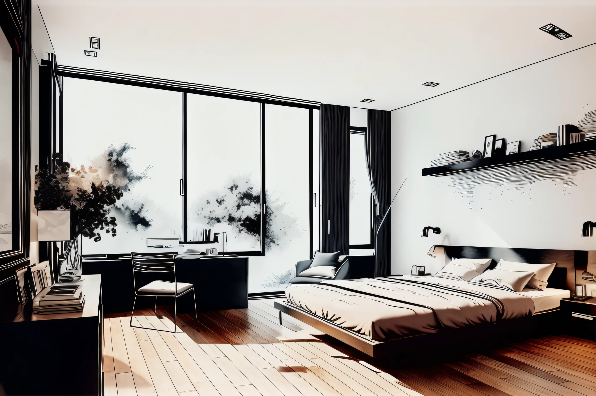 ink_style ,  bedroom