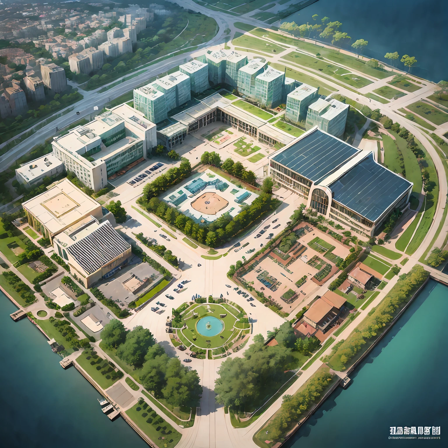 Please help me draw a floor plan of Shenzhen Citizen Park, which includes a market, extreme sports square, restaurants, waterfront theater, five-flavor garden, co-built garden, camping, etc., if you need any conditions, you can feedback to me. --auto