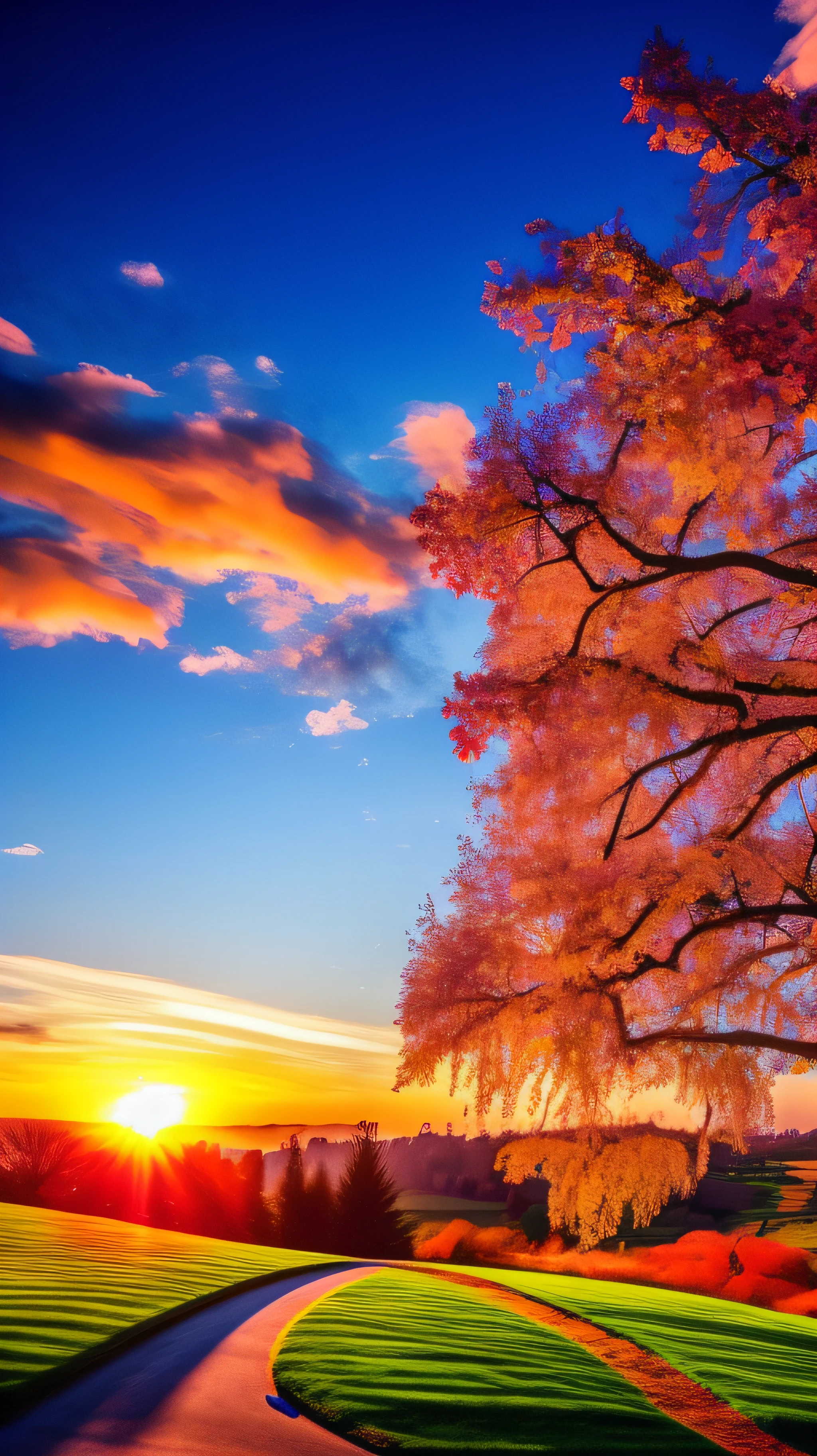 colorful scenery, fantasy