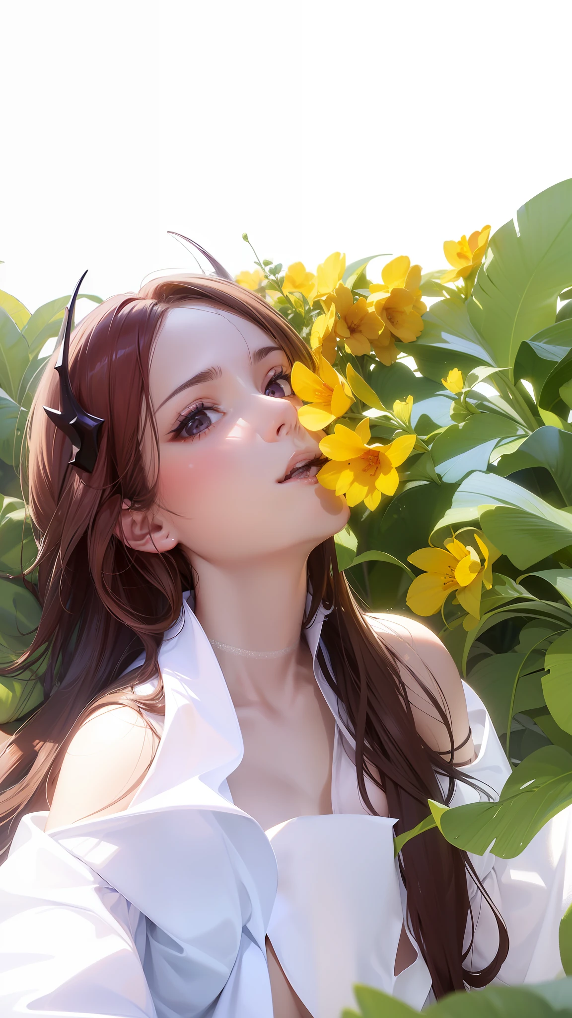 ((Realistic lighting, Best quality, 8K, Masterpiece: 1.3)), Focus: 1.2, 1girl, Perfect beauty: 1.4, Slim Abs: 1.1, ((Long dark brown hair, Big breasts: 1.3)), (Transparent pajamas: 1.5, Black open crotch socks: 1), (Outdoor, night: 1.2), City streets, thin eyes, Double eyelids, hands on head, (lying on bed: 1.4), facing the camera, legs open, (Full body: 1)