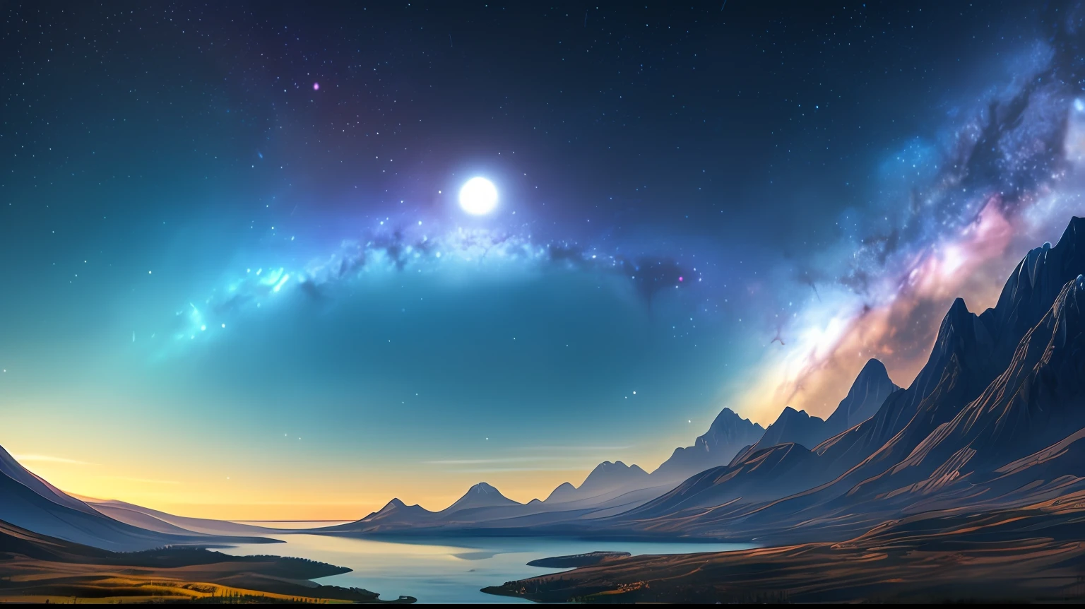 Starry sky, only showing the starry sky picture, 16K --auto