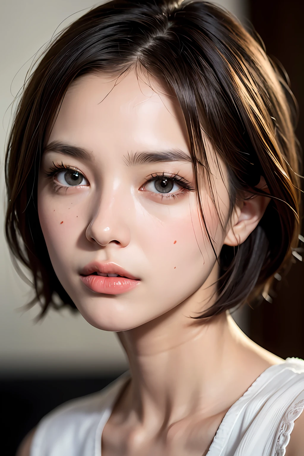 (Plovdiv:1.5), close up, masterpiece, best quality, raw photo, photorealistic, face, incredibly absurdres, beautiful girl, cute, short hair, depth of field, highres, ultra-detailed, finely detail, extremely detailed, extremely detailed eyes and face, sharp pupils, realistic pupils, sharp focus, ccinematic lighting