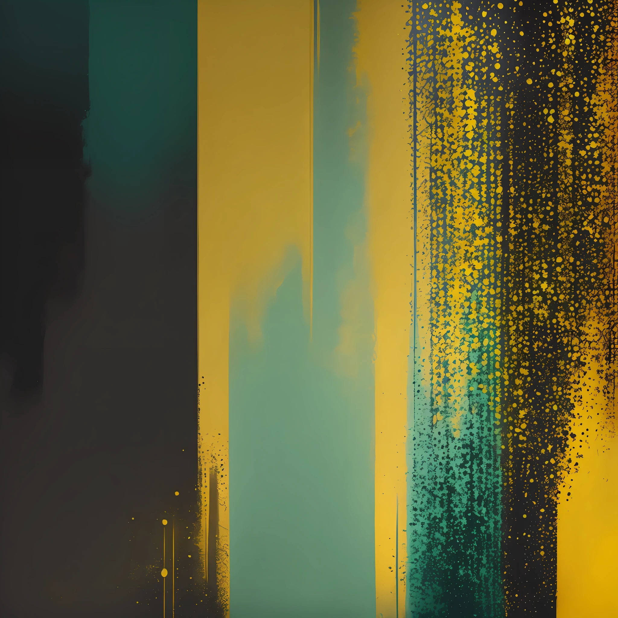 background with the colors yellow, blue, green and black that shows to be a brand of renown and respect and very professionalism to color and shine in powder