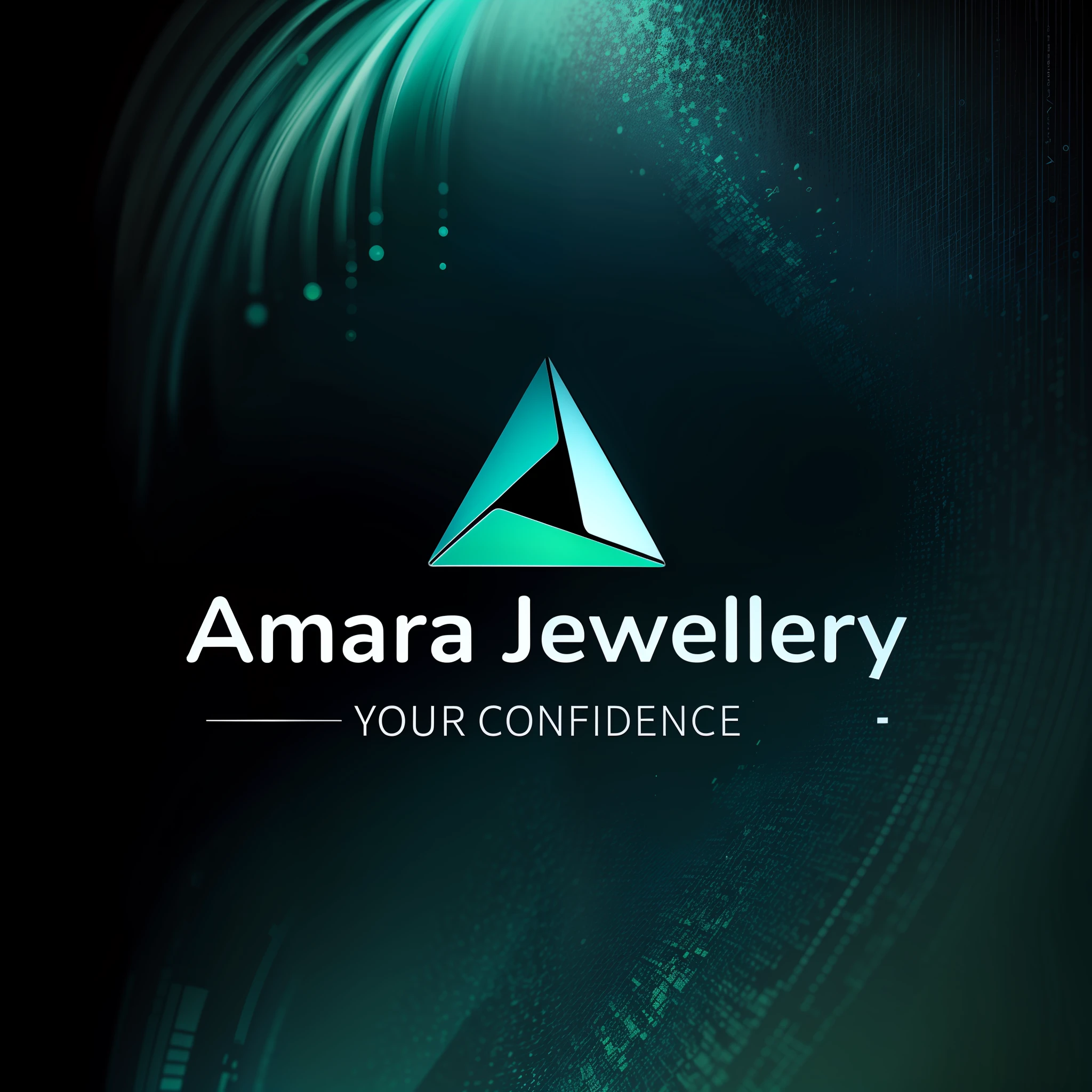 Dark blue and dark green theme
