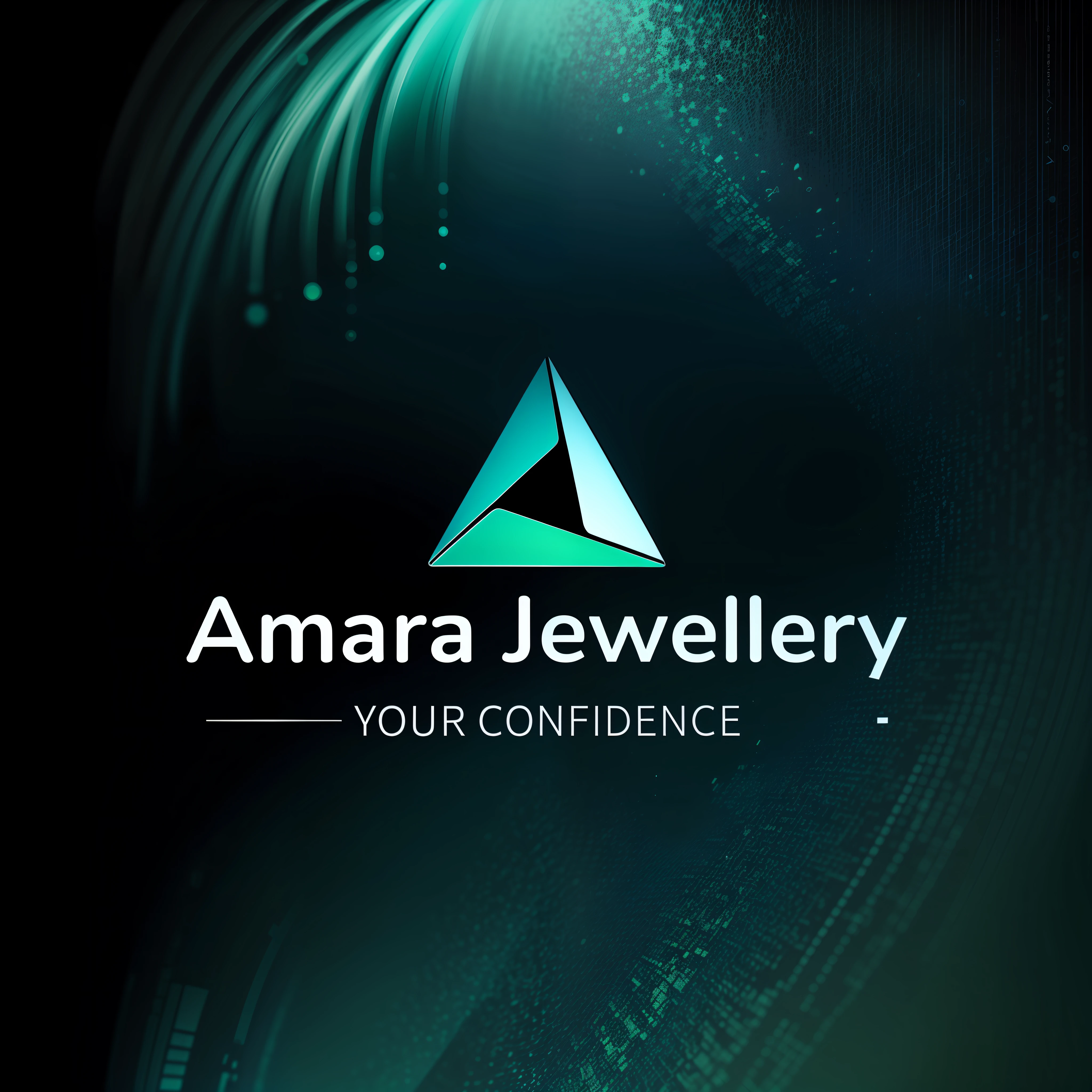 Dark blue and dark green theme