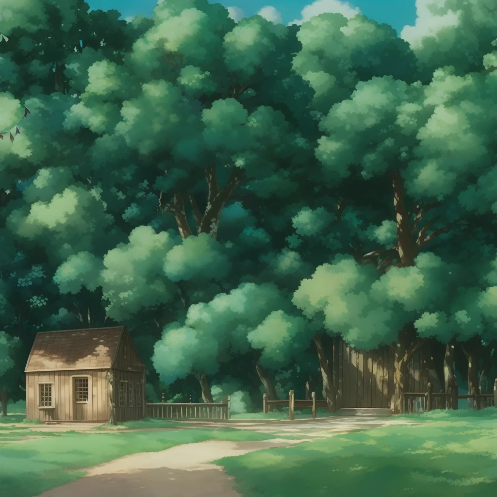 black not studio_ghibli_anime_style style