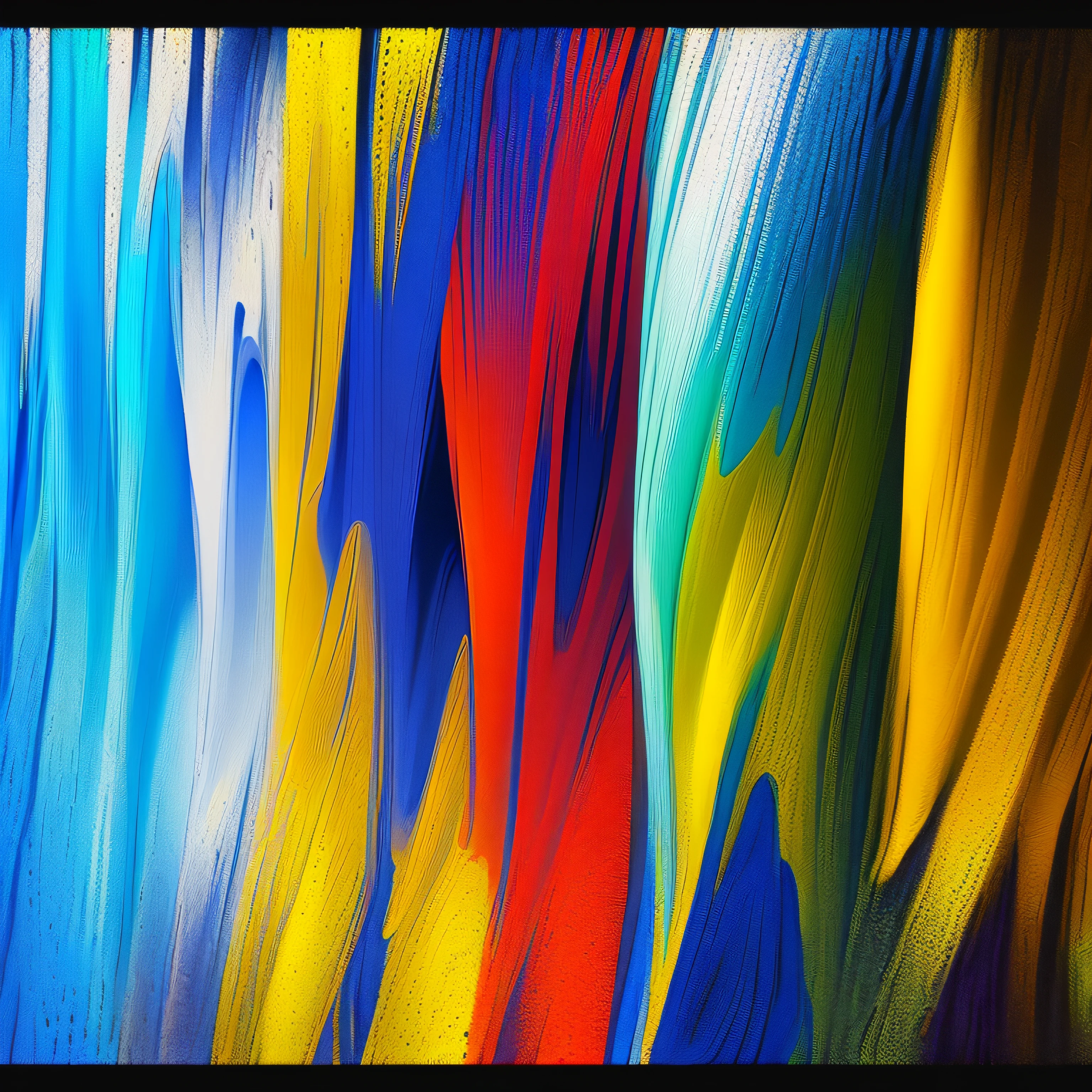 create an abstract image by joining the colors of Brazil with the colors of Mozambique, highlighting sights --auto