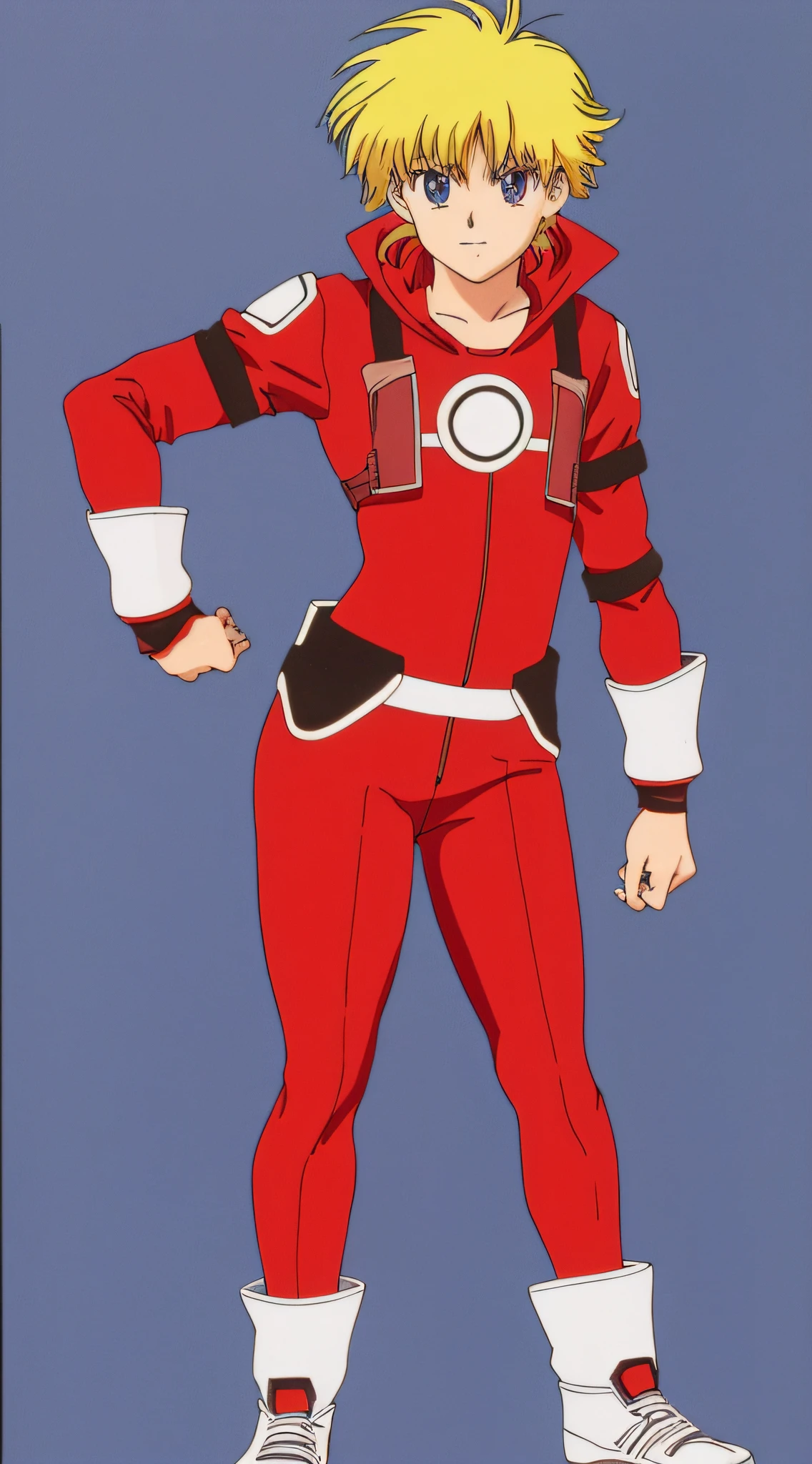 80s anime style,{{{{{full body,bodysuit}}}}}