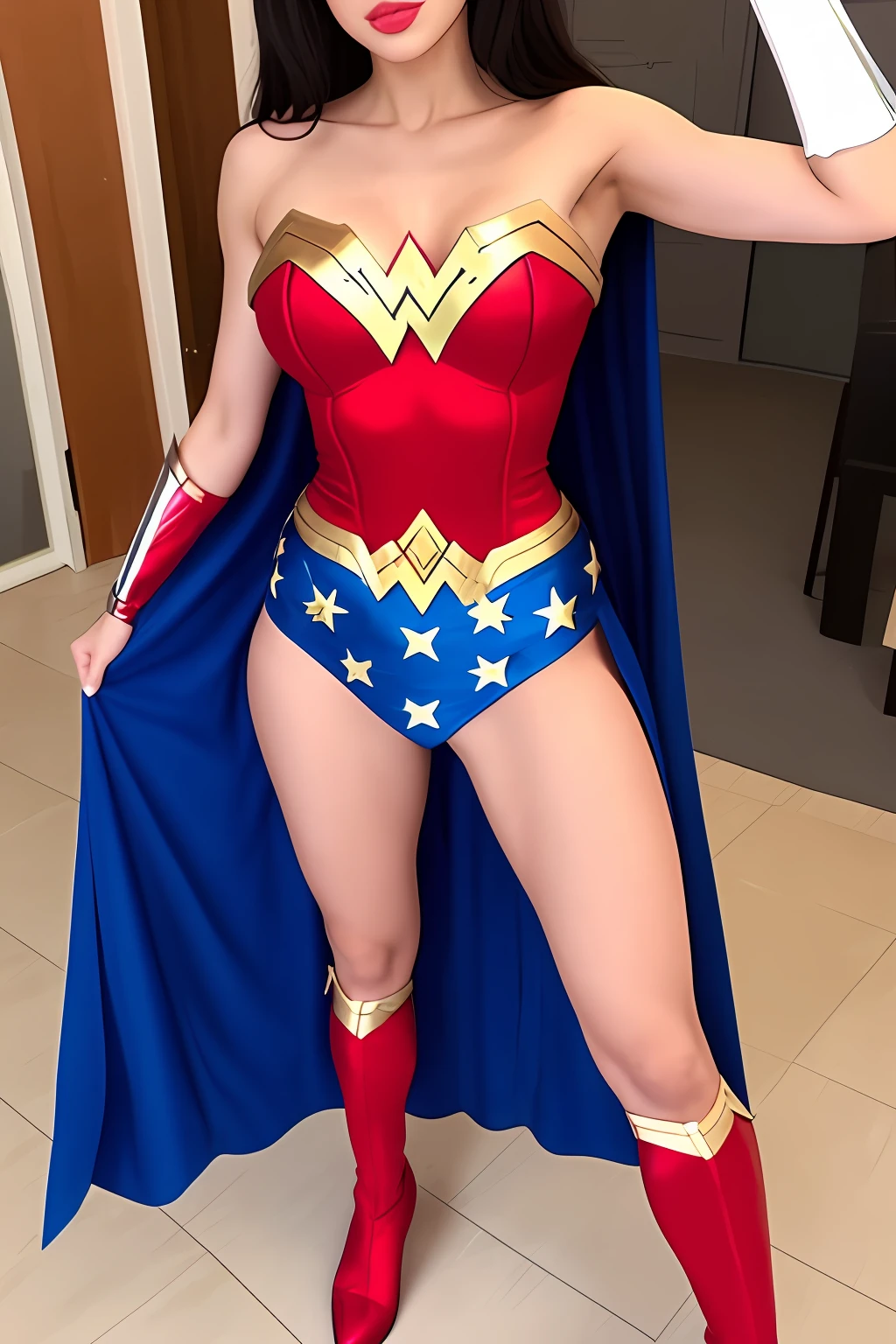 Wonder woman indecent outfit
