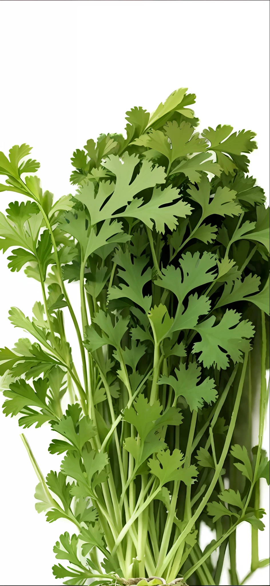 there is a bunch of green leaves on a white surface, greens), vegetable foliage, greenery, herbs, herb, green foliage, lush greens, its name is greeny, digitally enhanced, rain lit, green plant, intermediate art, fern, trending ,, stunning image, beautiful image, greenery growing, botanic foliage, digital rendering, leaves foliage and stems, basil, vibrant greenery --auto