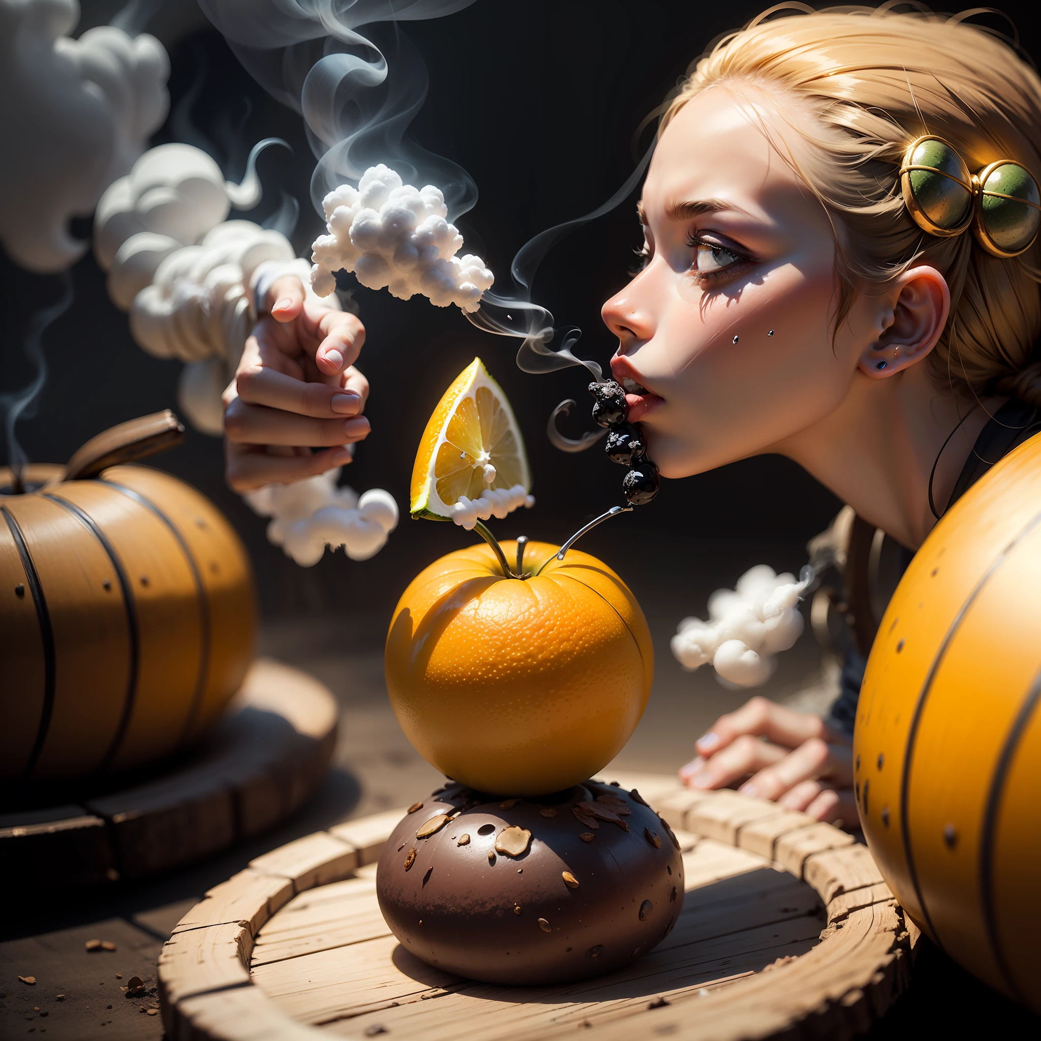 Fruit made of smoke --auto