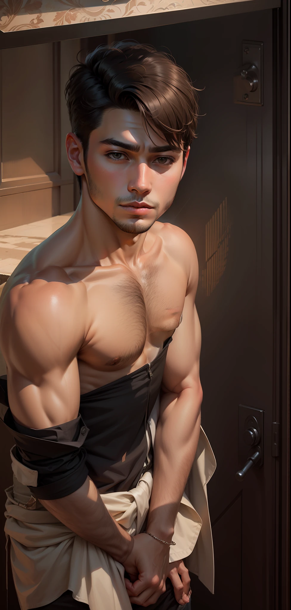 Change background handsome boy, realistic face, realistic, smooth face, real face