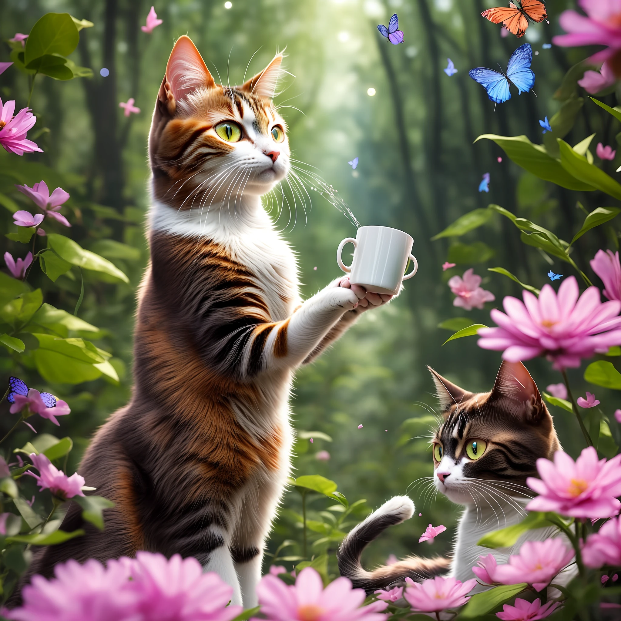 Complete part of the cat and the environment