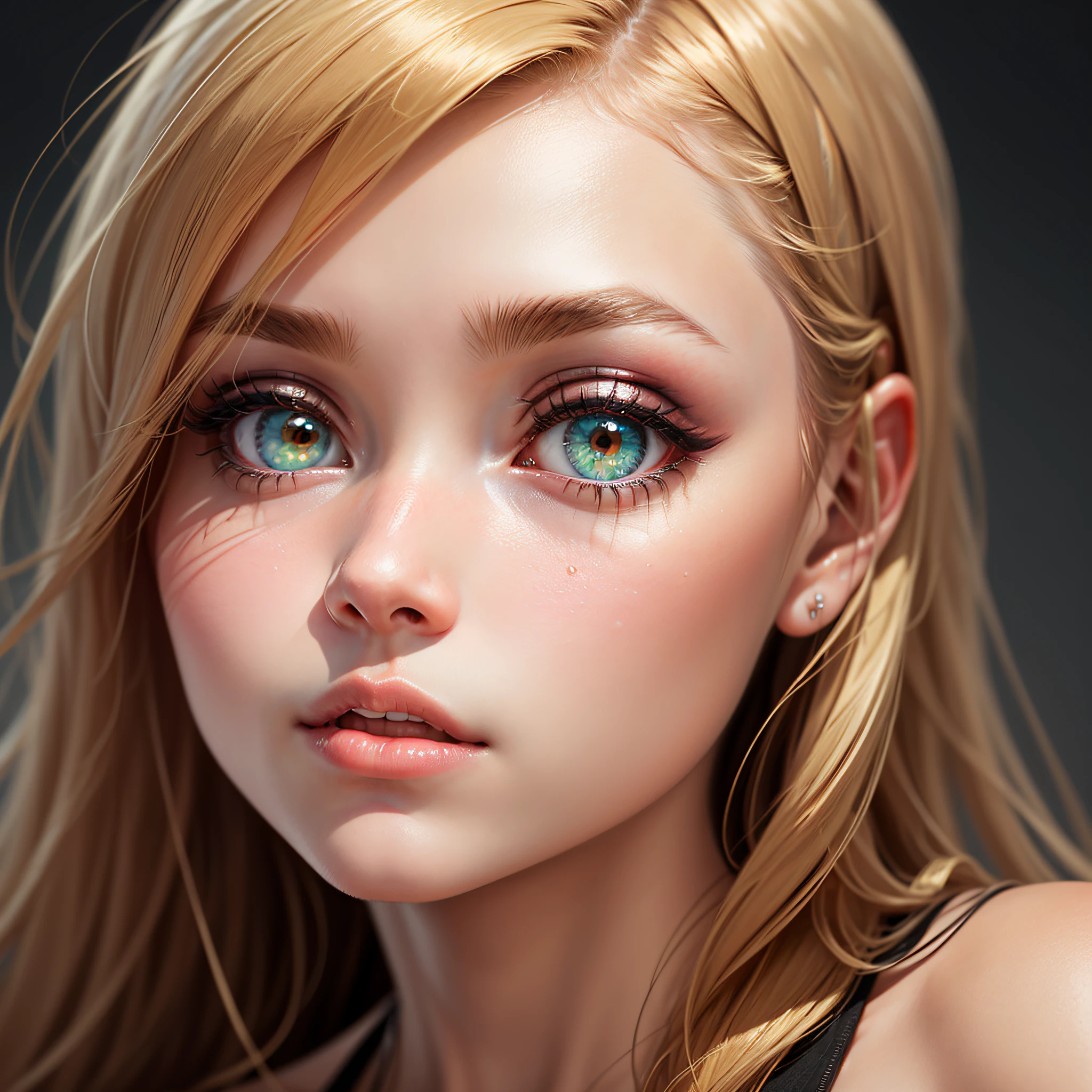 "Describe a girl with a delicate face and Nordic features. His green eyes are the highlight, being well detailed and expressive. The irises have vibrant shades of green, with a golden ring around the pupil. The eyelashes are long and curved, further enhancing the charming look. Her eyebrows are precisely defined, with well-groomed and arched hair, highlighting the facial expression. The makeup is soft, enhancing the girl's natural beauty. Her skin is flawless, with a smooth and luminous texture. The lips are delicate and proportional, with a natural pinkish color. The image should be captured in high definition, providing a faithful representation of the girl in realistic photographic style."
"type": "photograph",
"art_styles": "realistic",
"art_inspirations": "portrait photography, fashion photography",
"camera": "Canon EOS 5D Mark IV",
"shot": "close-up",
"render_related_information": "The image must be captured with extreme precision and detail. Use soft, diffuse lighting to highlight the subtle details of the girl's face. Capture the texture of the hair, highlighting the reflections in the red strands lived. Pay attention to the smallest details, such as the curvature of the eyelashes, the sparkle in the eyes and the softness of the lips. The focus should be on the eyes, conveying all the expressiveness and depth of the girl's gaze. The image should convey a sense of realism and authenticity, accurately portraying its unique and charming features." --auto