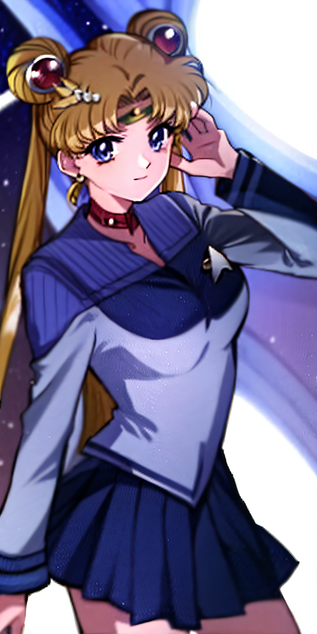 SMUsagiTsukino wearing ds9st uniform