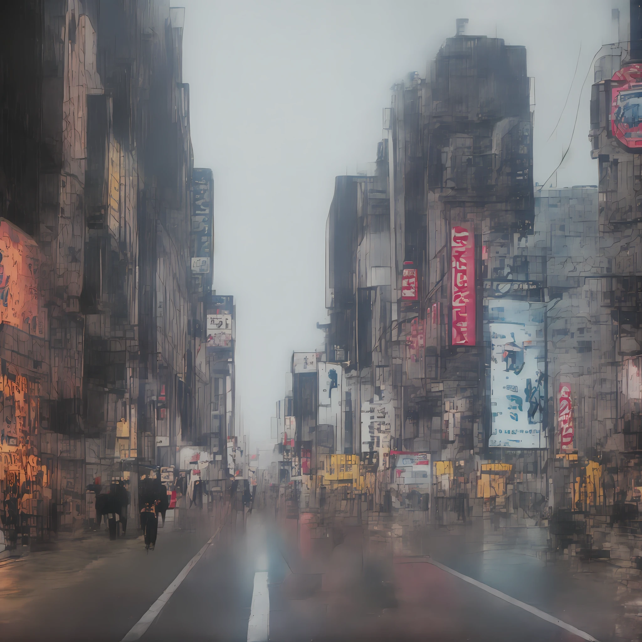 araful city street with people walking and cars driving on it, rainy streets in the background, rainy cyberpunk city, tokyo anime scene, rainy urban streets, heavy rainning at tokyo night, tokyo in a flood, it is raining heavily, cyberpunk streets in japan, tokyo futuristic and clean, rainy street, tokyo street cityscape, japanese downtown, day after raining