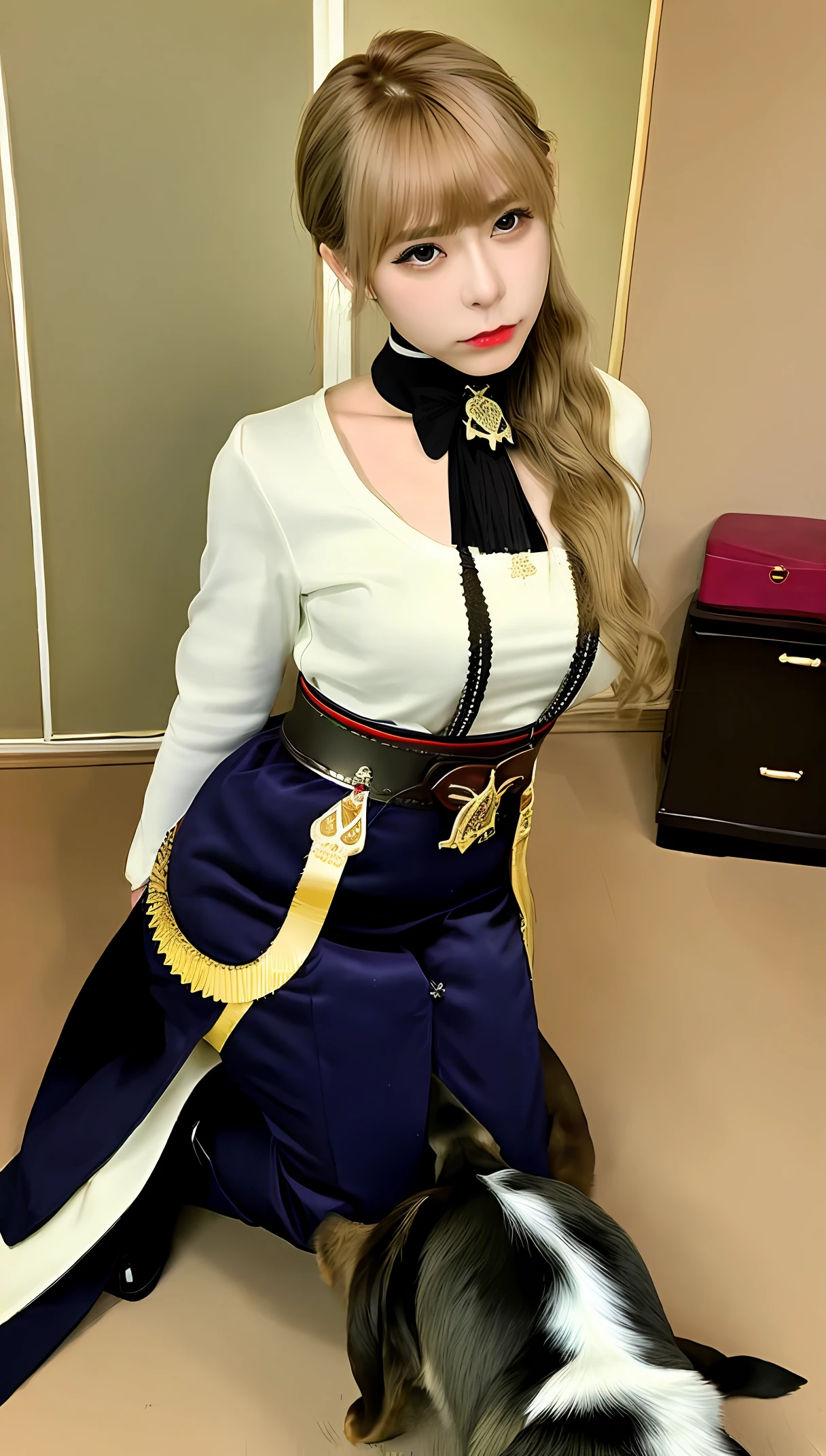 femdom, goddess, beautiful girl Japan man, queen, absolute obedience, slave dog possession, aggressive