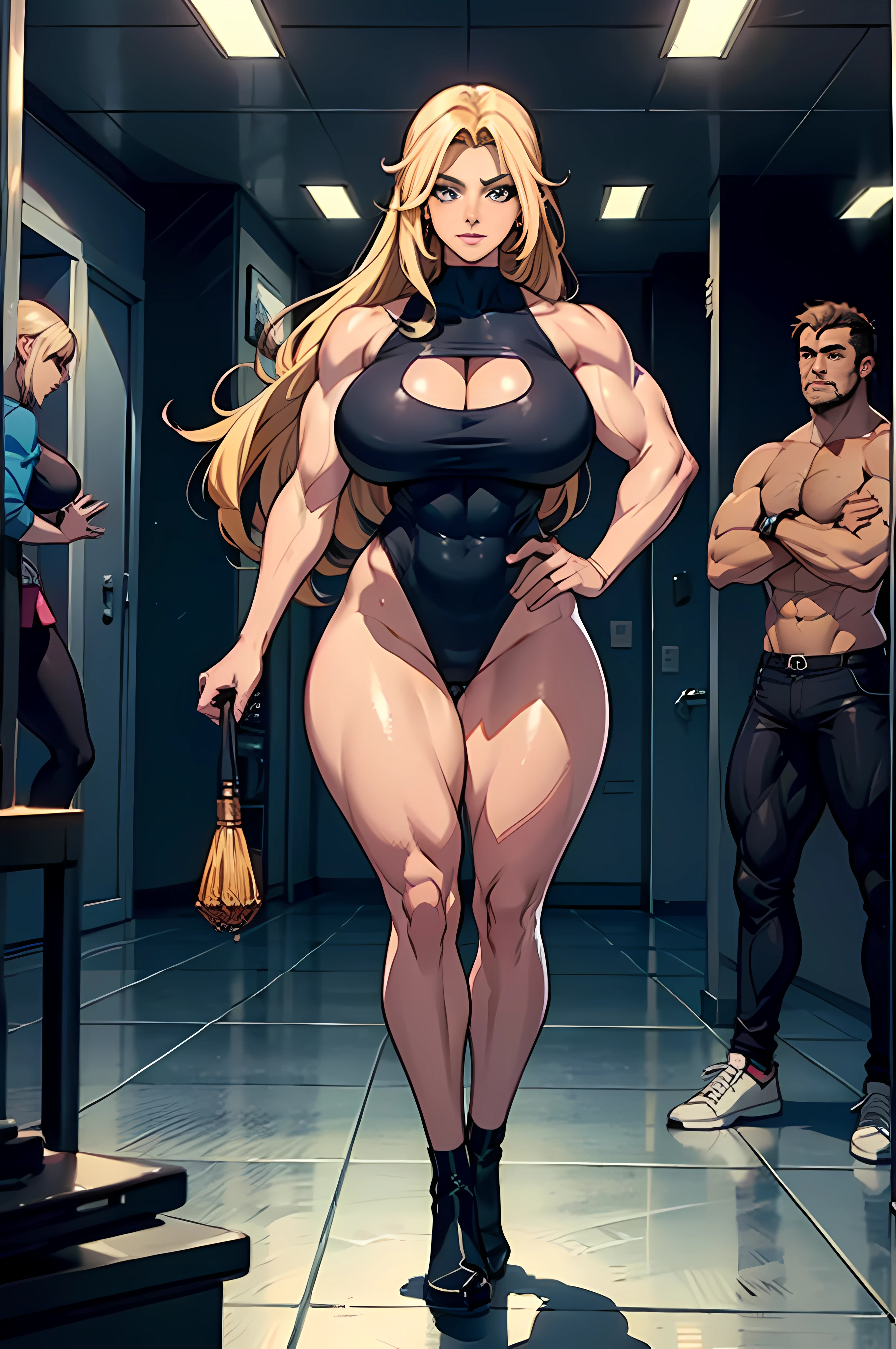 very_beautiful_woman feminine_face very_long_legs very_big_breasts nordic_blonde_warrior giant_breasts bodybuilder_muscles flexing swollen_veins perfect_body, curvy_muscles, in love, pectorales_intimidantes, (pechos_grandes: 4), (pechos_gigantes: 4), (disproportionate_big_breasts: 4), giant muscles, ultraviolent muscles, músculos_enormes más_pechos_que_músculos, full body using up to 6/7 centered screen width,