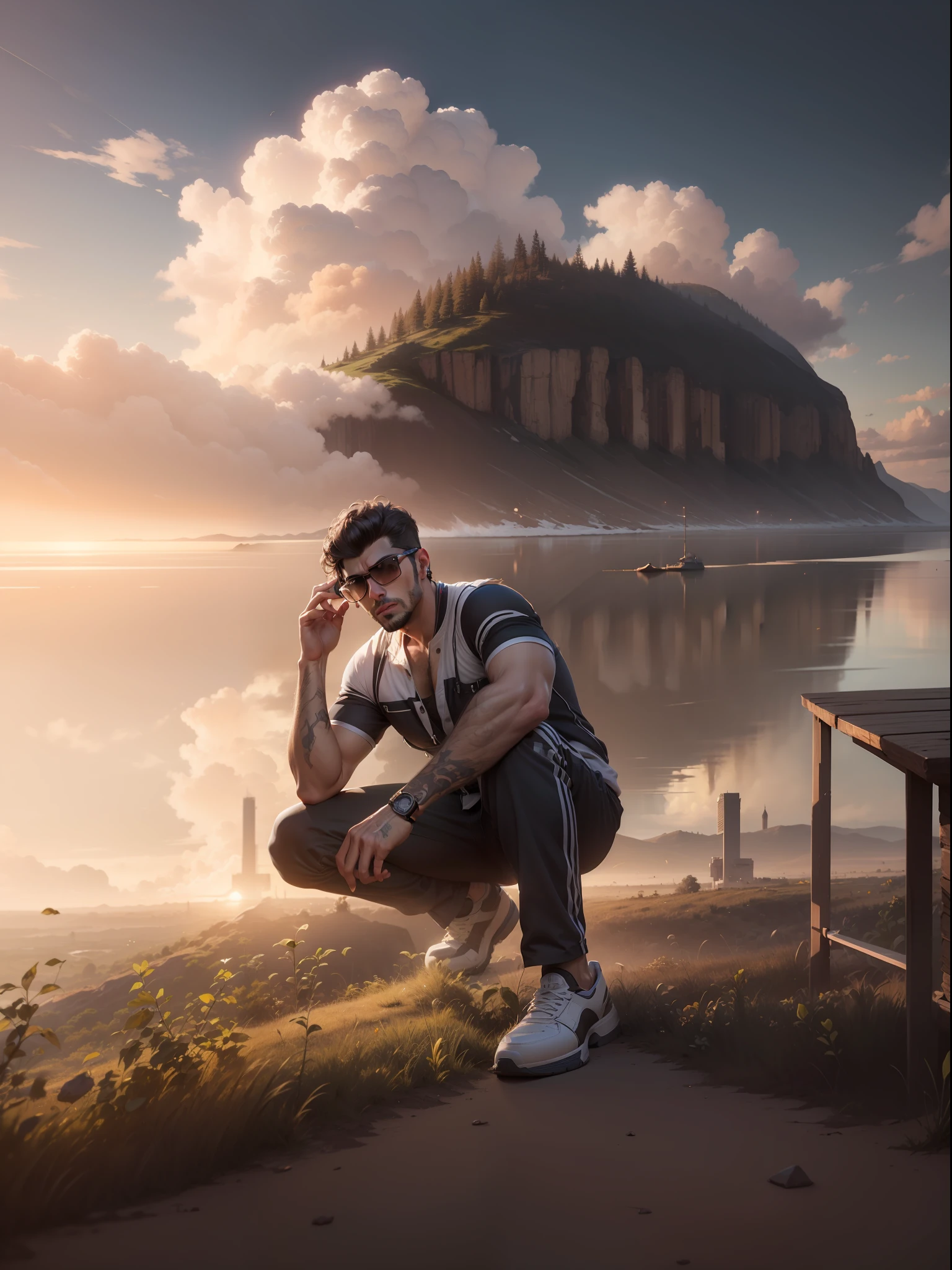 Change background, handsome, 8k ,4k, realistic