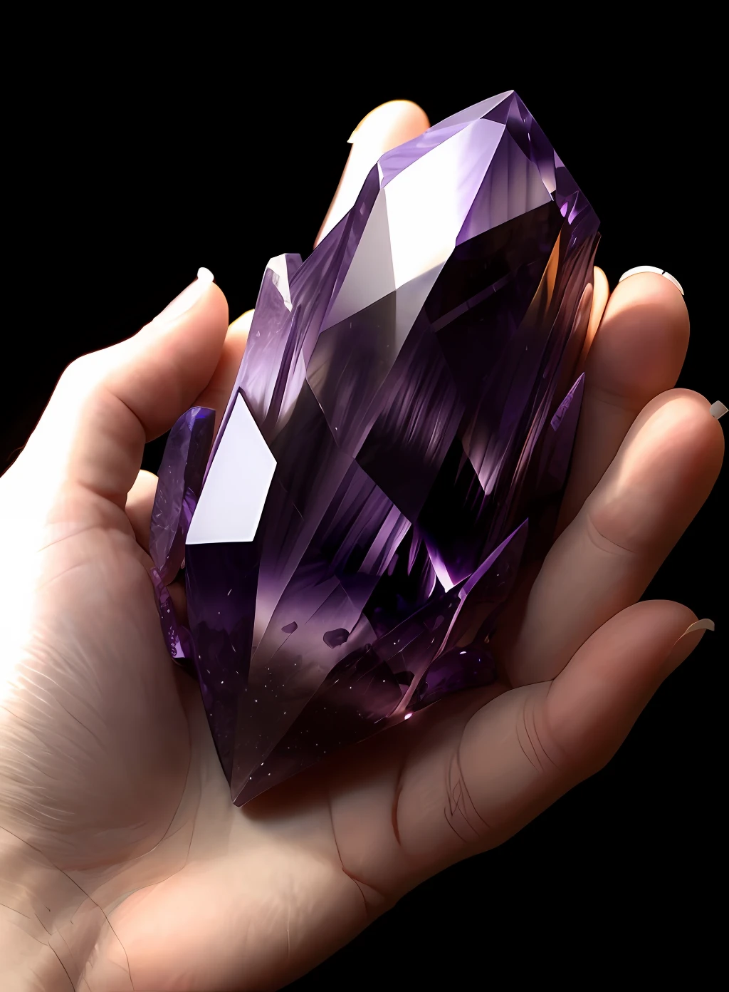 Amethyst crystal for divyahcrystals Instagram page