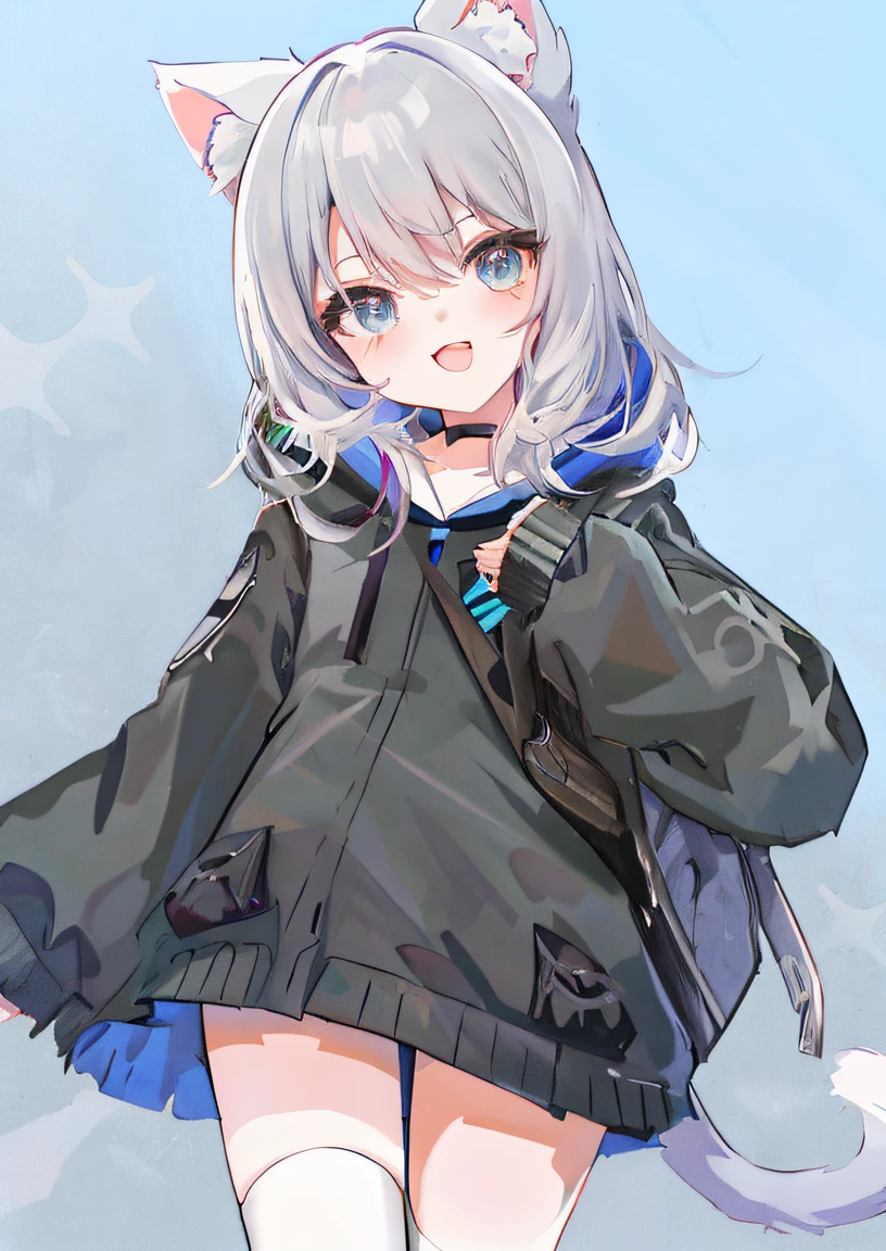 anime girl with cat ears and a black dress, kantai collection style, cute anime catgirl, nyaruko-san, cute anime girl, anime moe artstyle, girls frontline style, anime girl with cat ears, anime style 4 k, anime catgirl, beautiful anime catgirl, perfect white haired girl, from girls frontline, small curvy loli