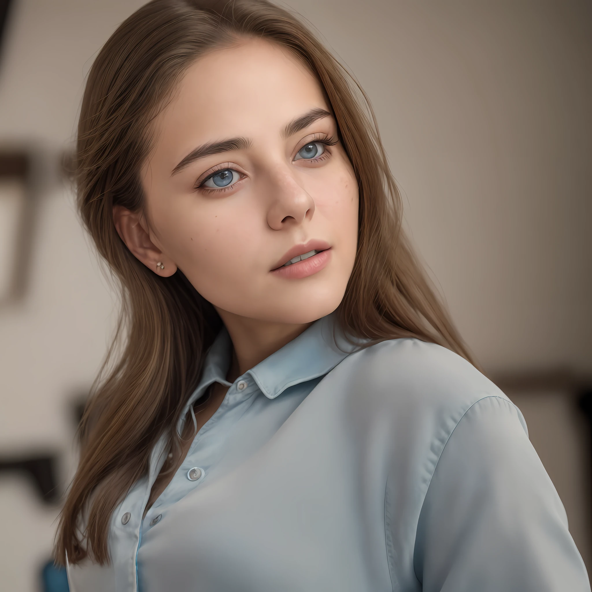 8K, best quality, masterpiece, ultra high res, (photorealistic: 1.4), raw photo, (authentic skin texture: 1.3), (film grain: 1.3), (selfie angle), 148 year old woman, beautiful detailed eyes and face, masterpiece, best quality, close-up, top body,