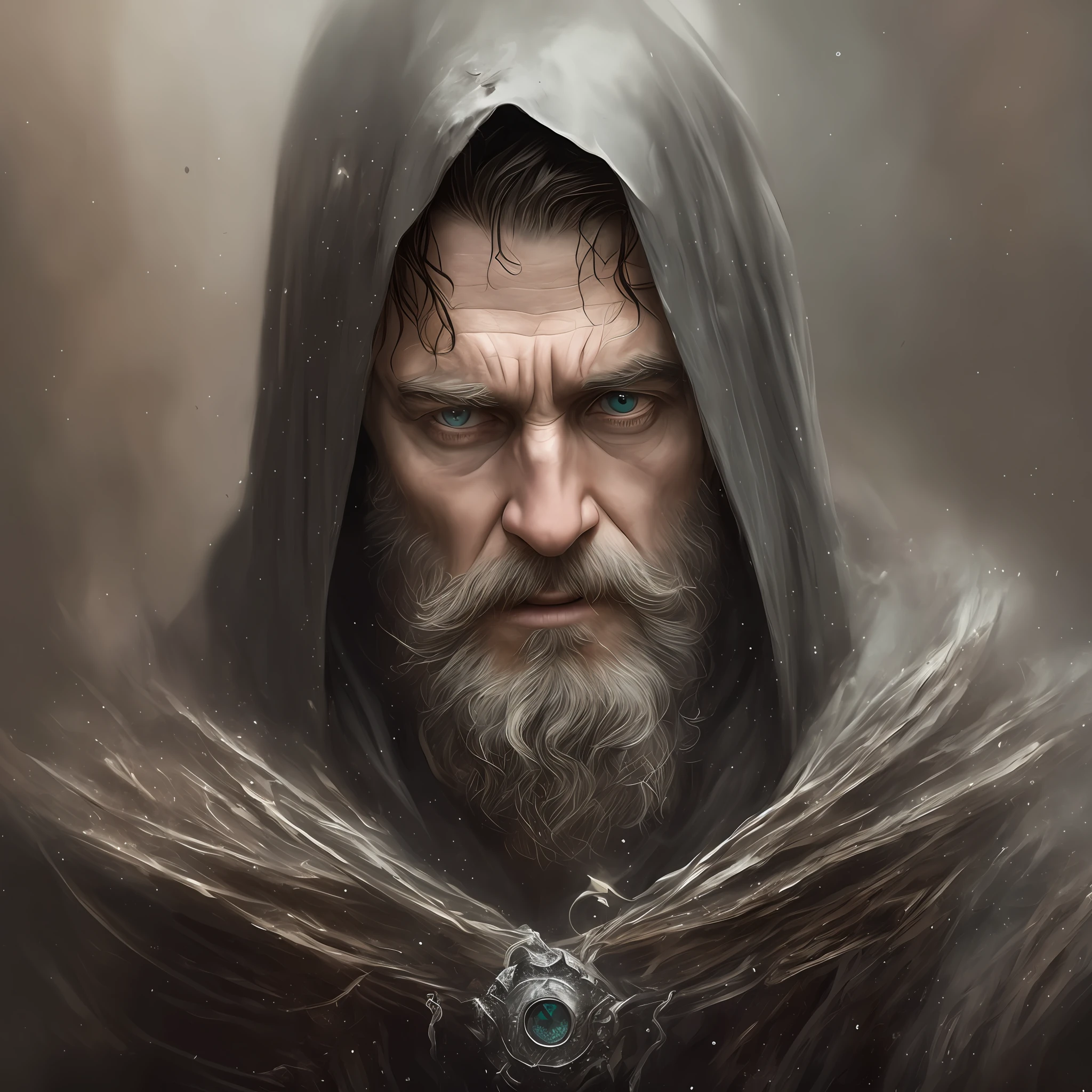 hyper-detailed terrifying dementor portrait of Harry Potter, filmed cinematic in 5d canon, ultra realistic skin, precise hands, Steve Henderson, Fabian Perez, Henry Asencio, Jeremy Mann, Marc Simonetti, fantasy, magician, horror atmosphere, beard, red eyes --auto --s2