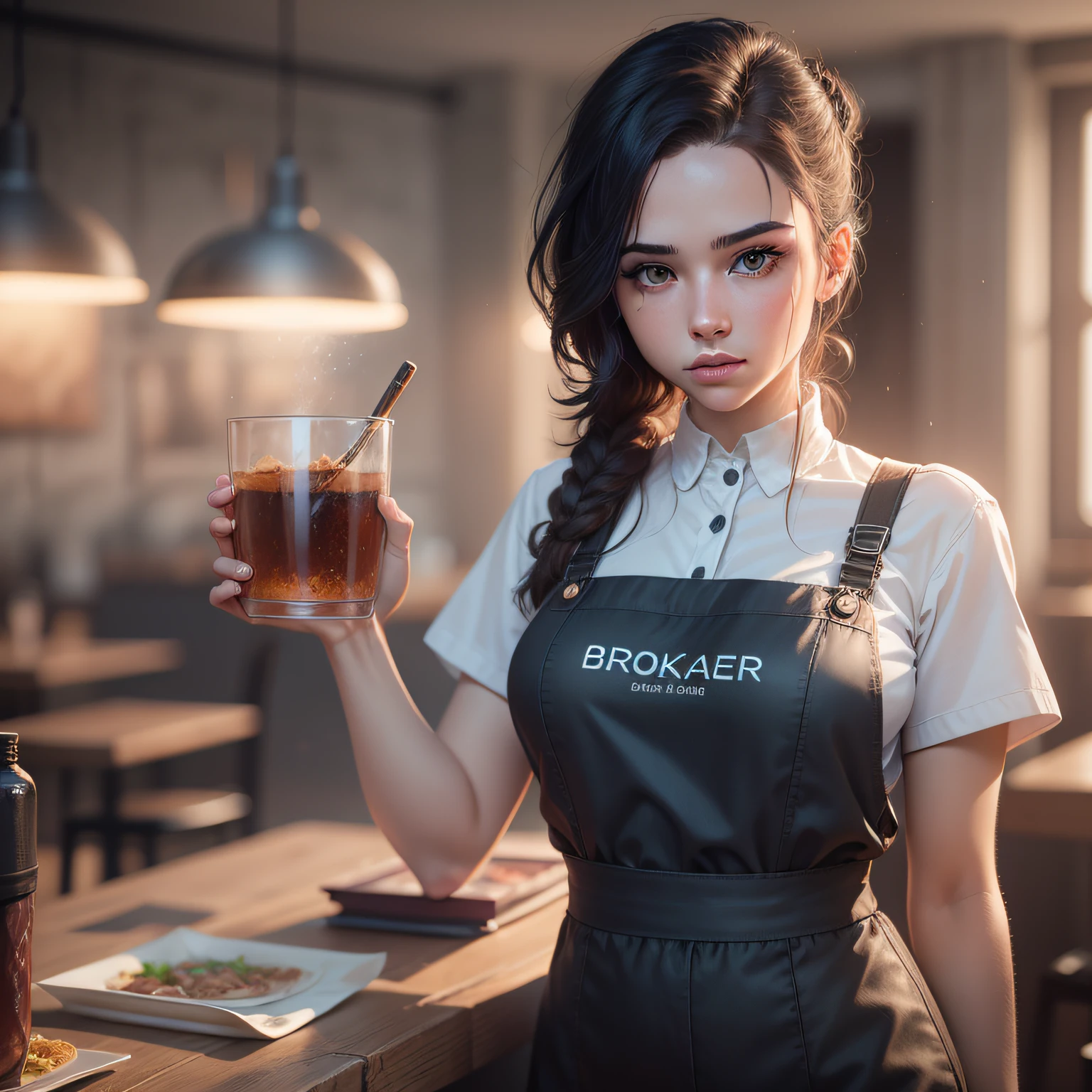 20 year old woman working from bricklayer, work clothes, waitress, waiter, render 8k portrait, cinematic realistic photo, realistic face moody lighting, ultra realistic image, unreal engine character art, ultrarealistic 8k cyberpunk art, cinematic bust portrait, photorealistic art style, an ultra realistic, detailed portrait shot, handsome man, 8k portrait shot portrait