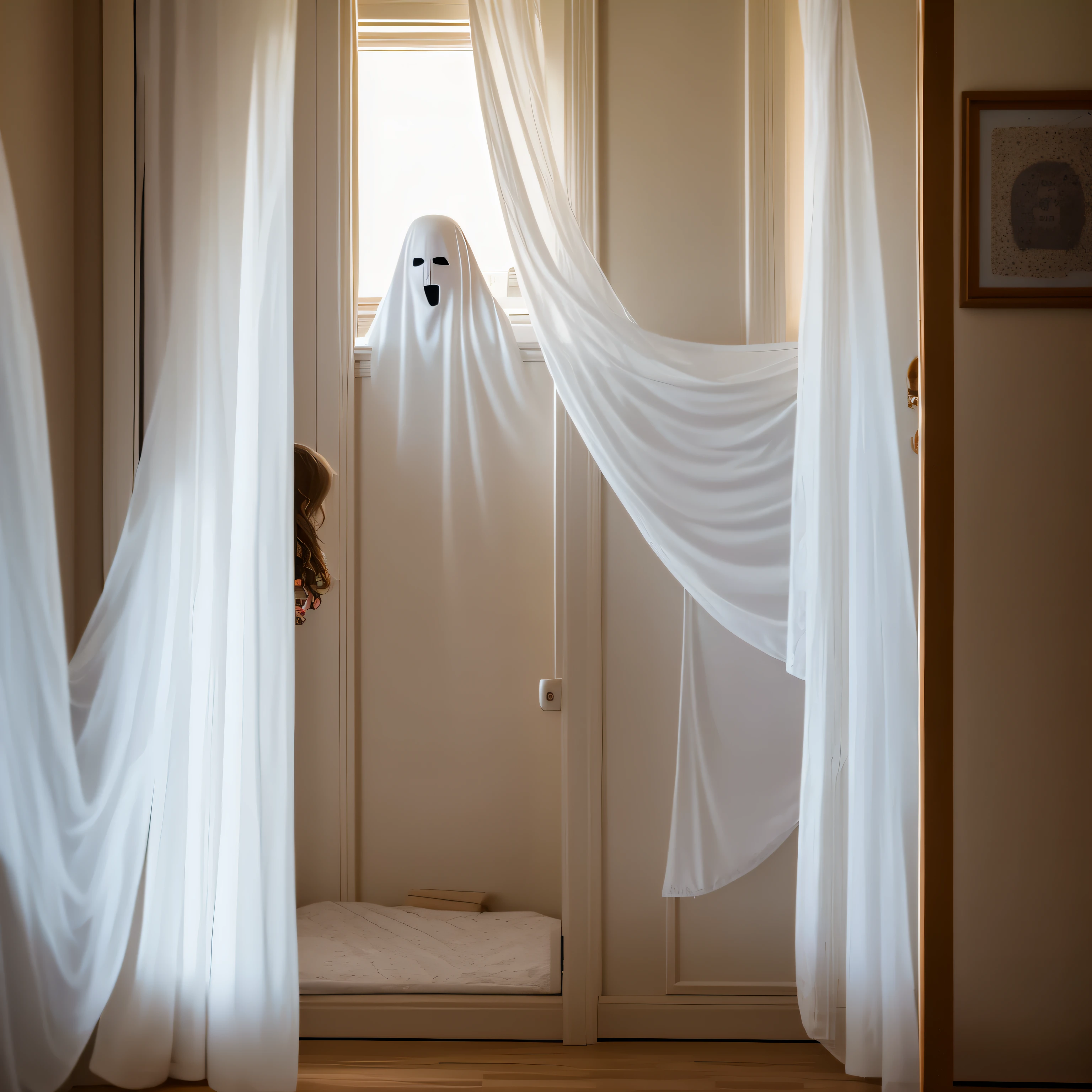 The ghost of the woman of Shadow people in the living room of the grandmother's house --auto