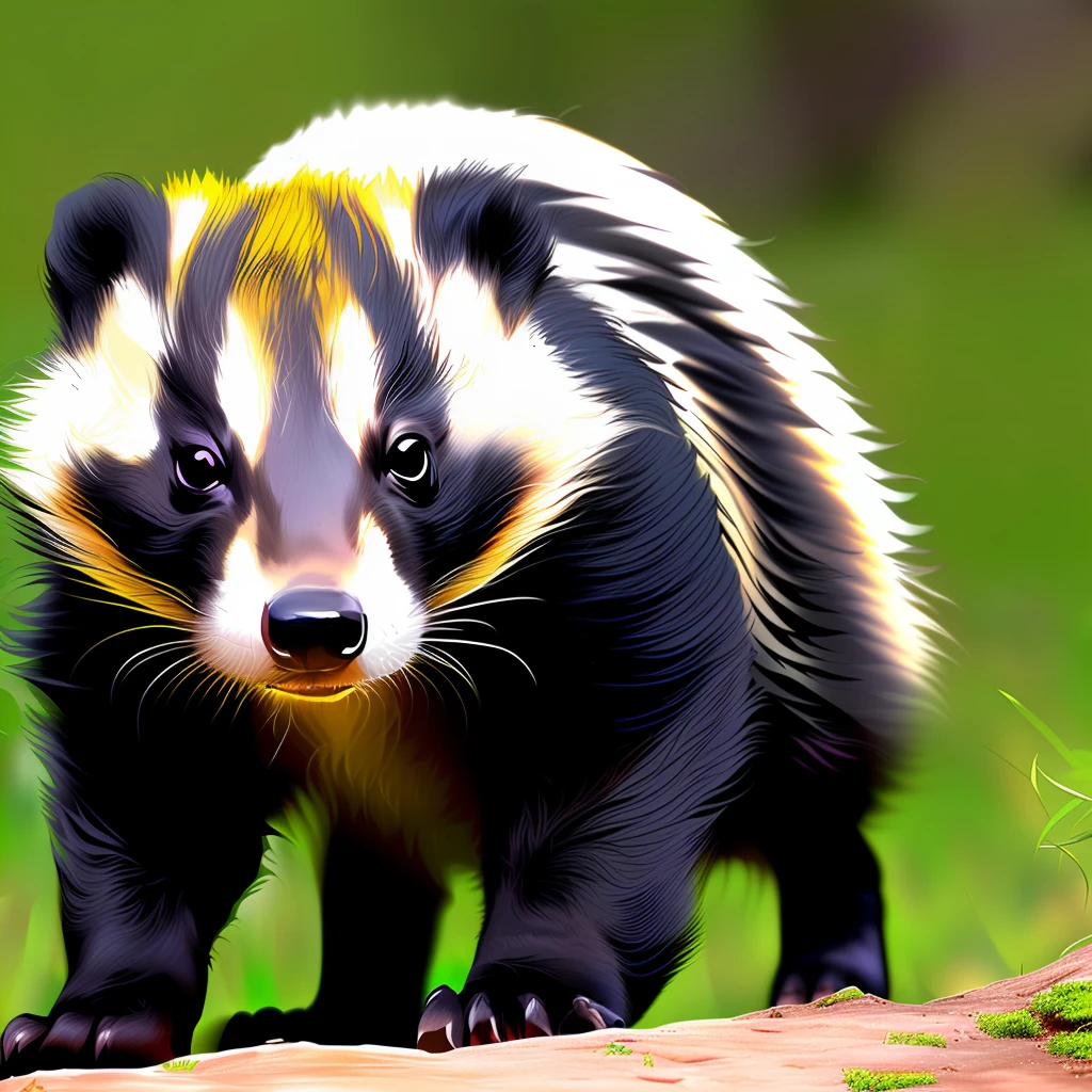 Mix the animal Glutton plus the animal Badger plus the animal Gamba