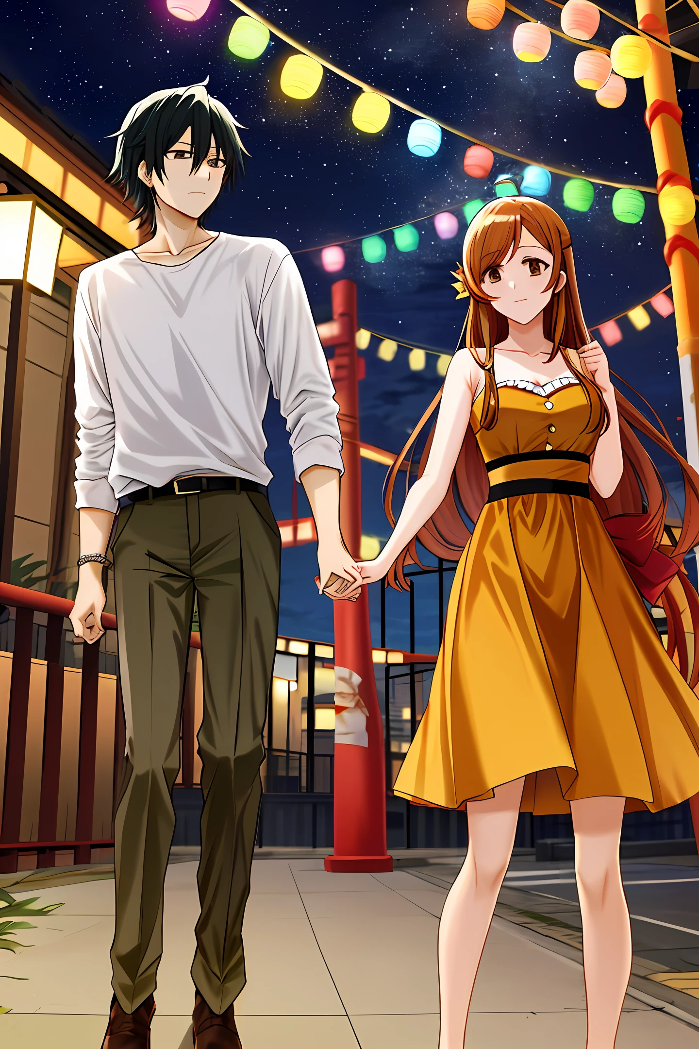 Hikoboshi and Orihime, the night of Tanabata, only for that day, the day of reunion