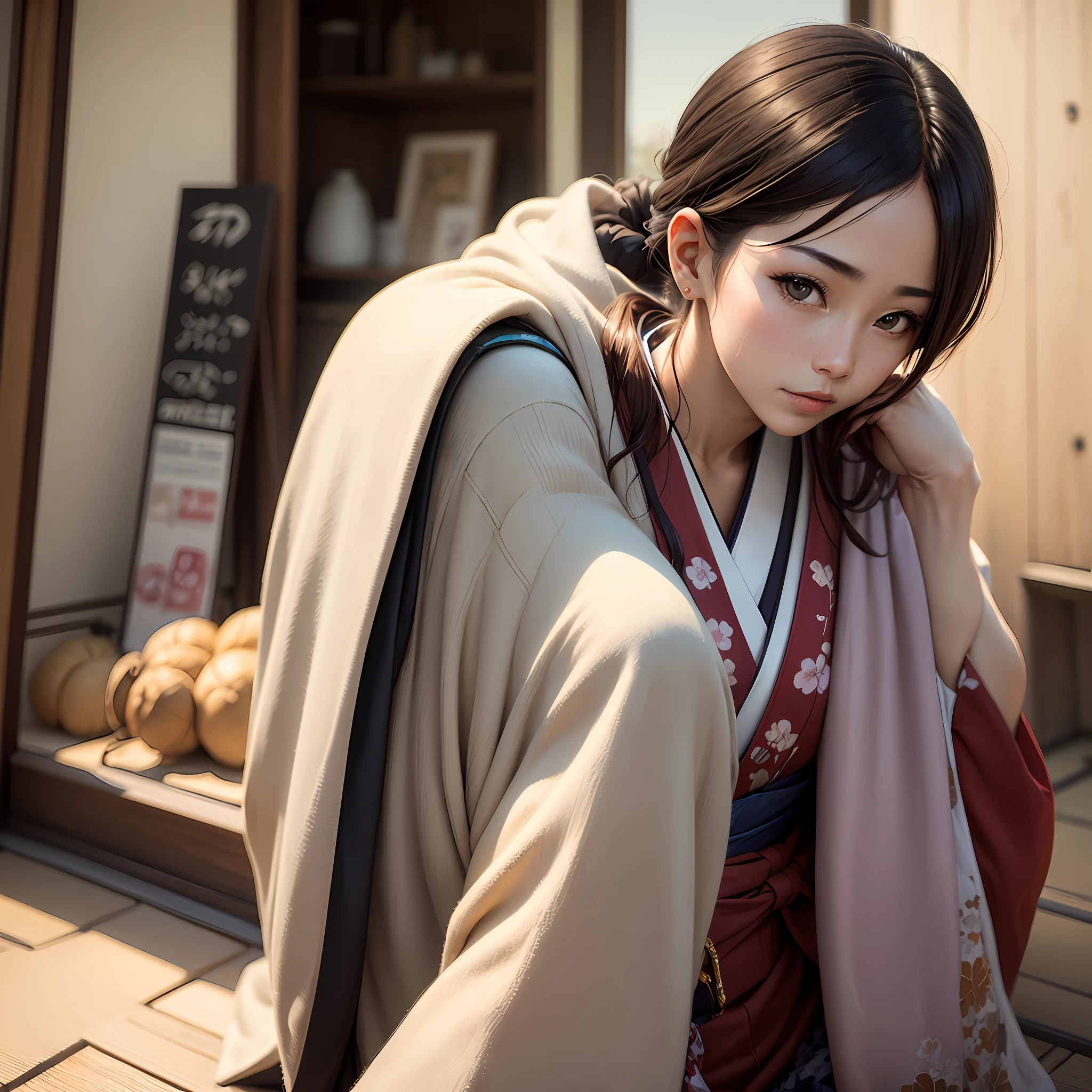 beauty, logo, realistic, Japan person --auto