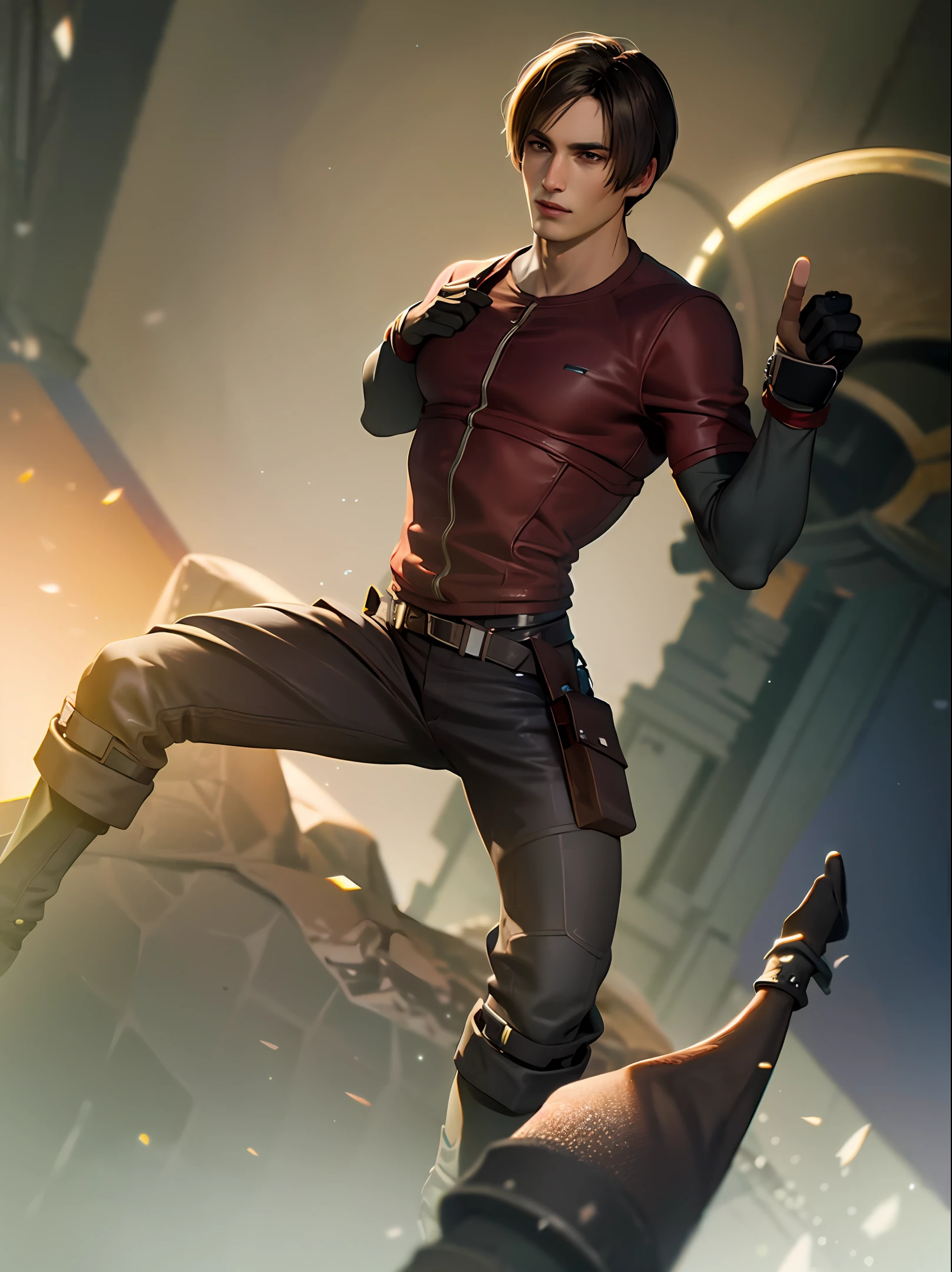 Leon Scott Kennedy in the State of Minas Gerais in Brazil