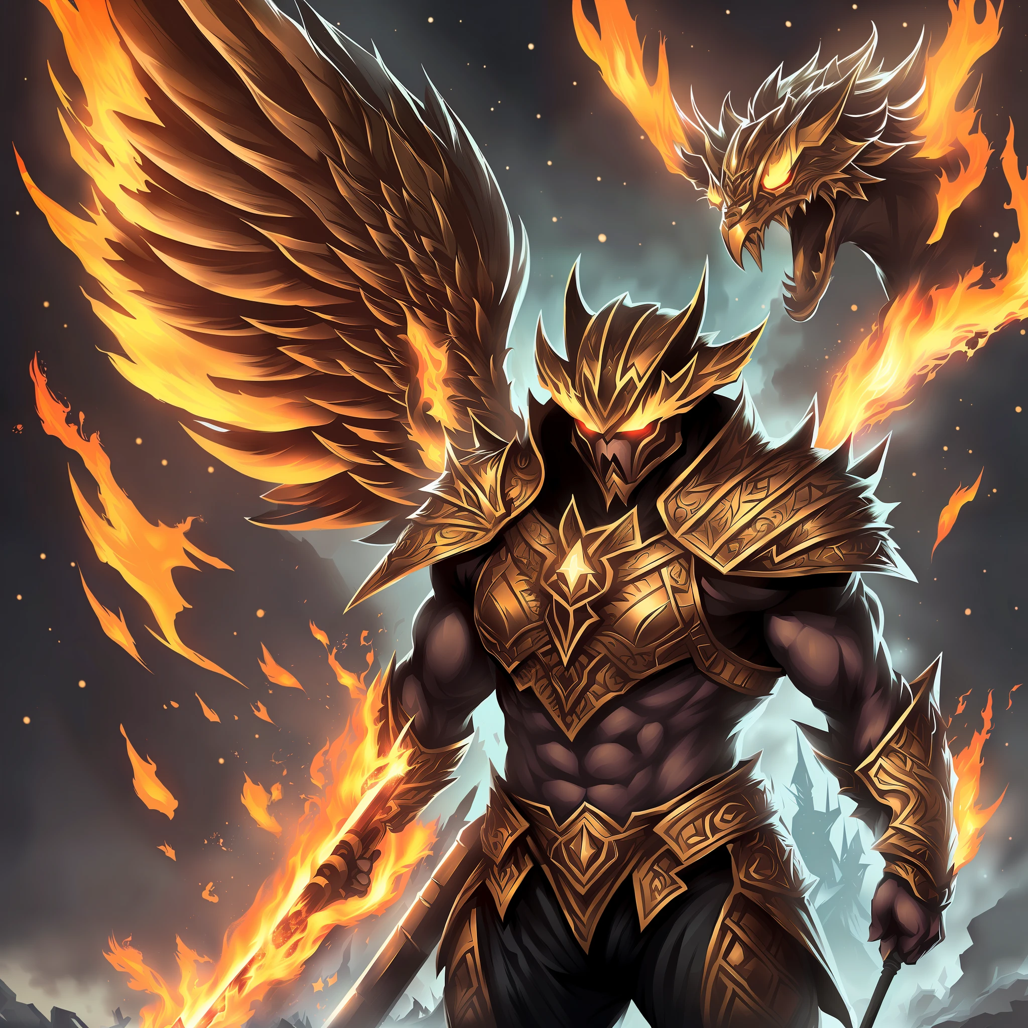 the Tyrant, is a towering behemoth clad in tattered stars and stripes, wielding a flaming scepter of power. Its attacks range from devastating fireballs to economic upheaval, symbolizing its dominance and influence over the world stage. Its relentless pursuit of power and ambition makes it a formidable opponent