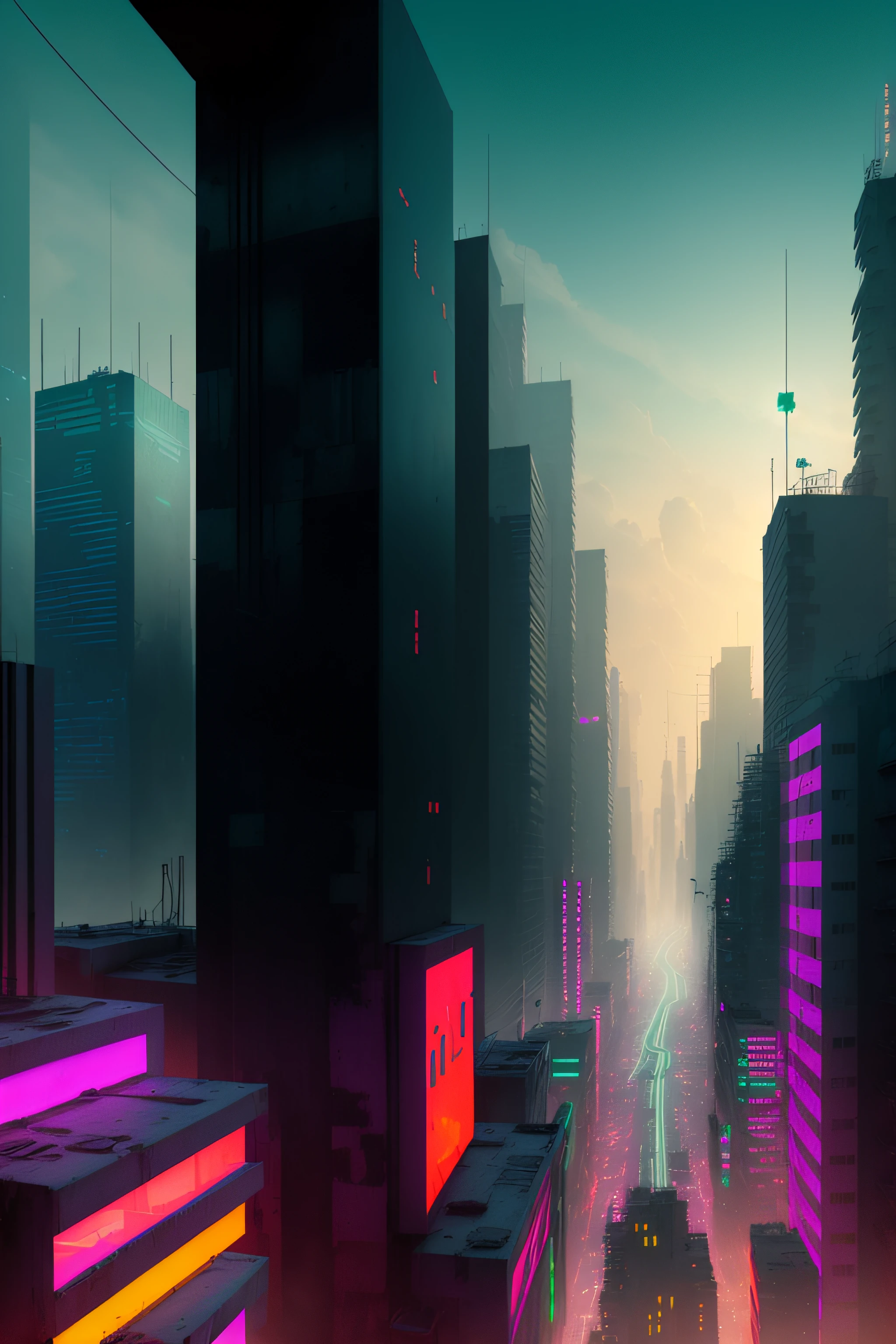background |cyberpunk |technological| Cell phones