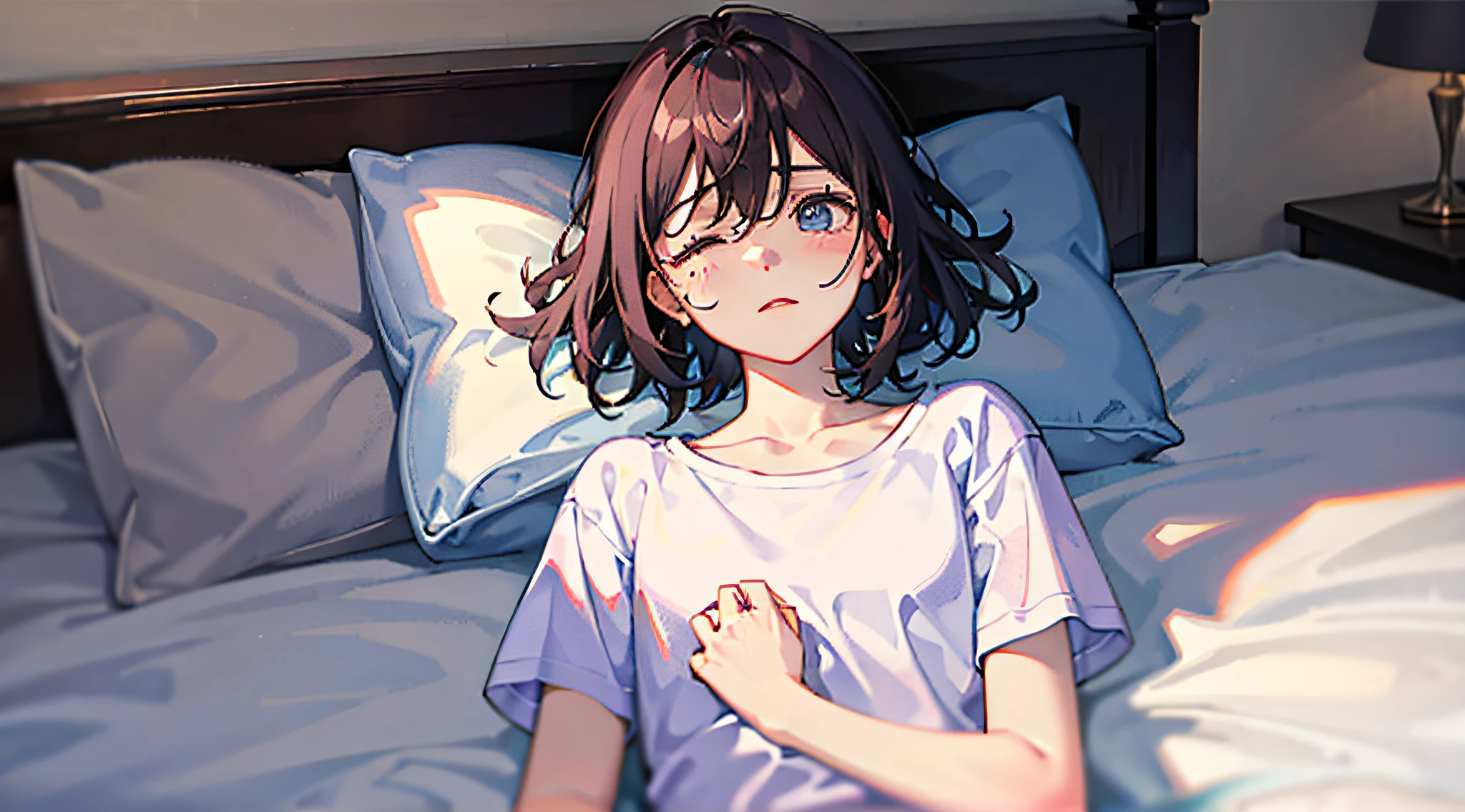 Lie in bed without crying or making trouble