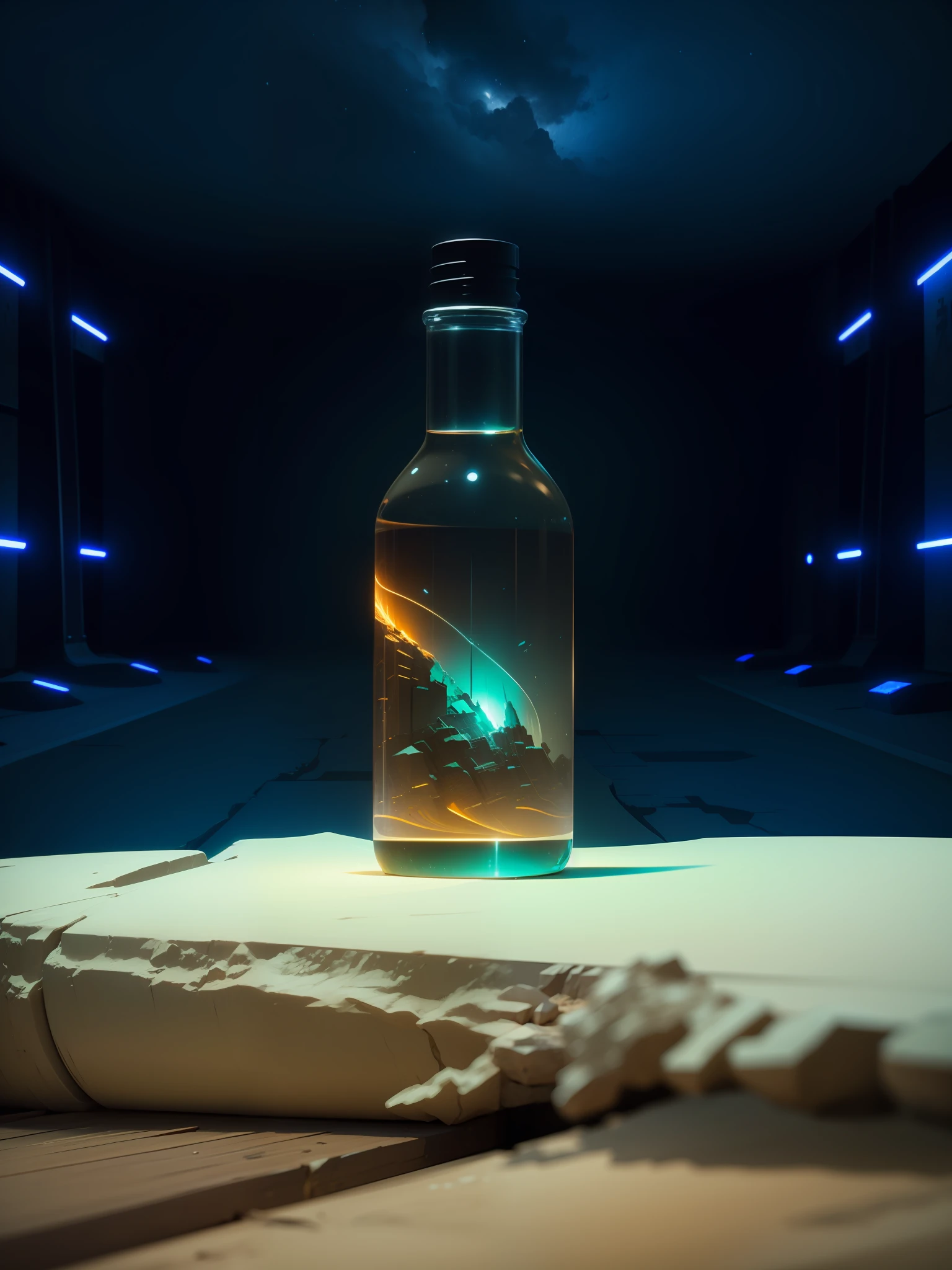Futuristic scenery,8k, high definition, hyper-realistic, + cinematic plan + dynamic composition, incredibly detailed, sharpness, detail details + night with light + perfectionism + award-winning realism ((ambient lighting))