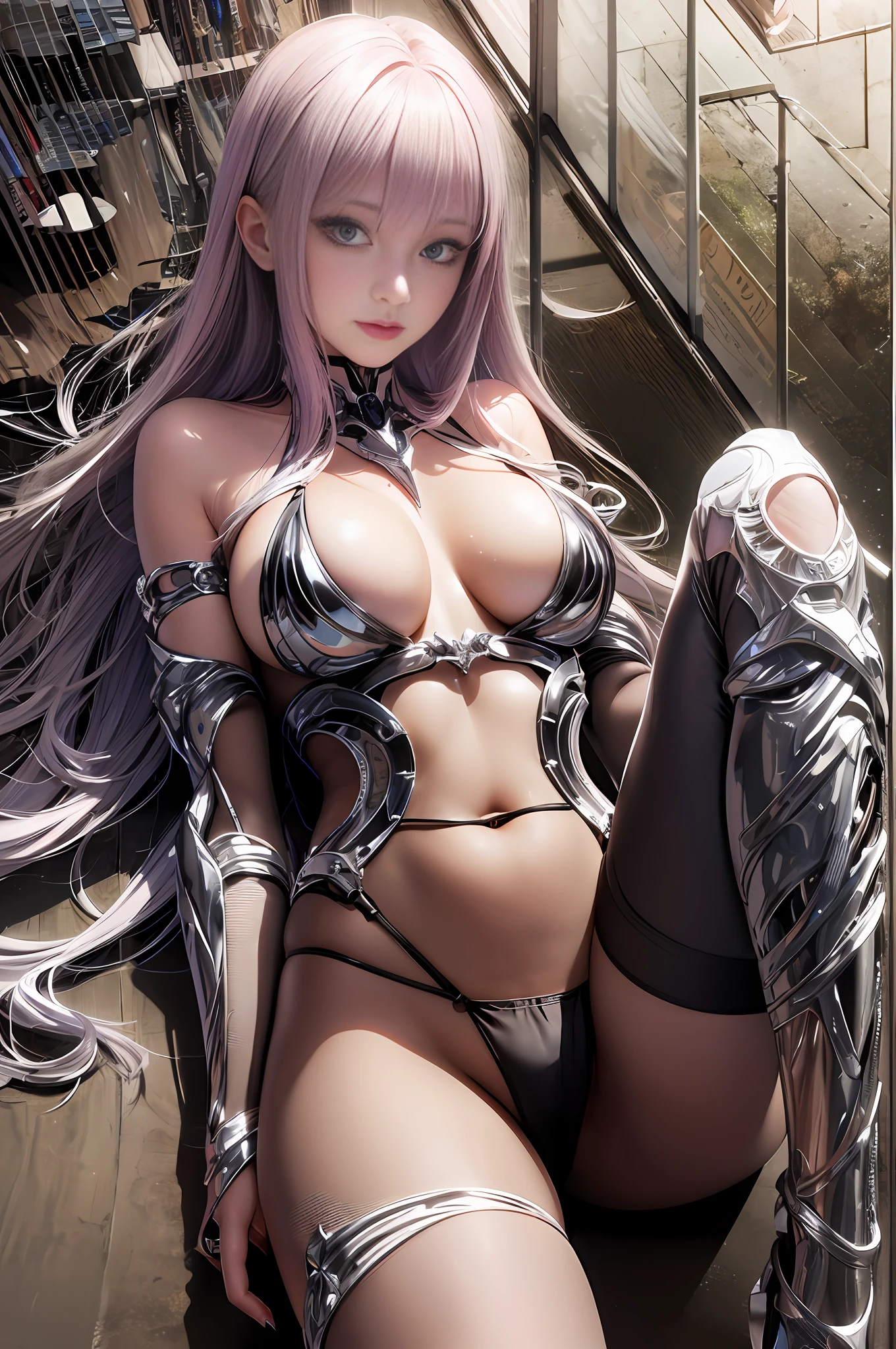 (8k, RAW photo, best quality, ultra detailed CG unity 8k wallpaper,masterpiece:1.2), a girl, 3d, ultra beautiful detailed eyes, Precise iris depiction,ultra-detailed face,
Golden Saint Seiya, Marvel Movie Iron Man, (Mecha) (Mechanical) (Armor), Professional RAW Color Photography, (Back Corner), (Lying Down and Raising Legs to Expose Stock: 1.5), (Cumming on Body, Cumming on Chest, Facial, Cumming in Hair): 1.2) (Open Leg: 1.3), Perfect, (Wide Angle), (Three Rules), Perfect Leg, ( Pendant) (Color gemstones) knee flexion, perfect foot, panty close-up, sweat, water drops, top quality, masterpiece, super resolution, (reality:1.4), 1 girl, bare shoulders, crazy details, (hipfold:1.5), under chest, side chest, unrealistic engine style, boca effect, David LaChapelle style lens, bioluminescent palette: Lilac, pale gold, pale pink, bright white, wide angle, ultra-fine, cinematic still life, vibrant, Sakimi-chan style, perfect eyes, highest image quality 16K, masterpiece shot in Canon EOS R 6-inch chaos 50,--, under eye molding, ray tracing, surrealism and textured skin, inspired by Harry Winston , ultra-detailed beautiful background drawn by professional illustrator,background with a sense of perspective --auto --s2