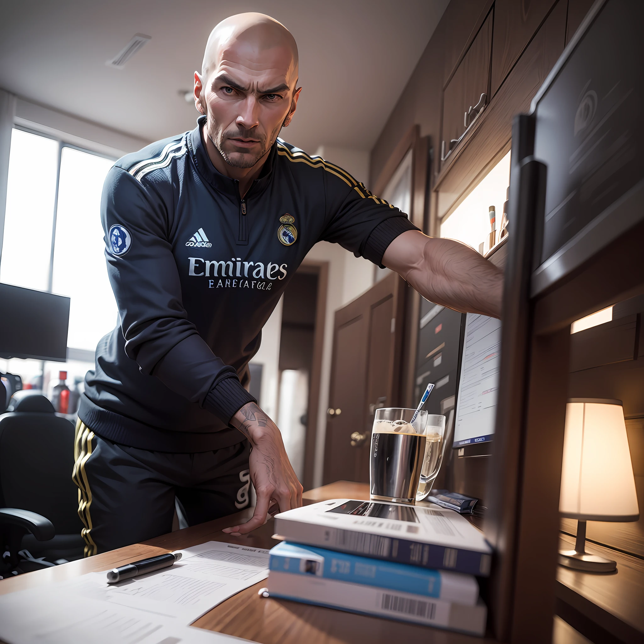 Create Zidane in 2017 in the final of the Champions League Real Madrid --auto
