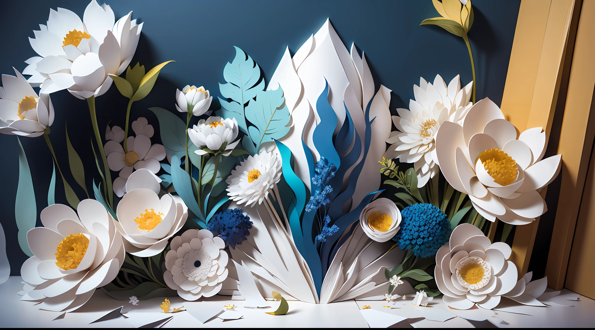 ((masterpiece))), bestquality, paper_cut,white