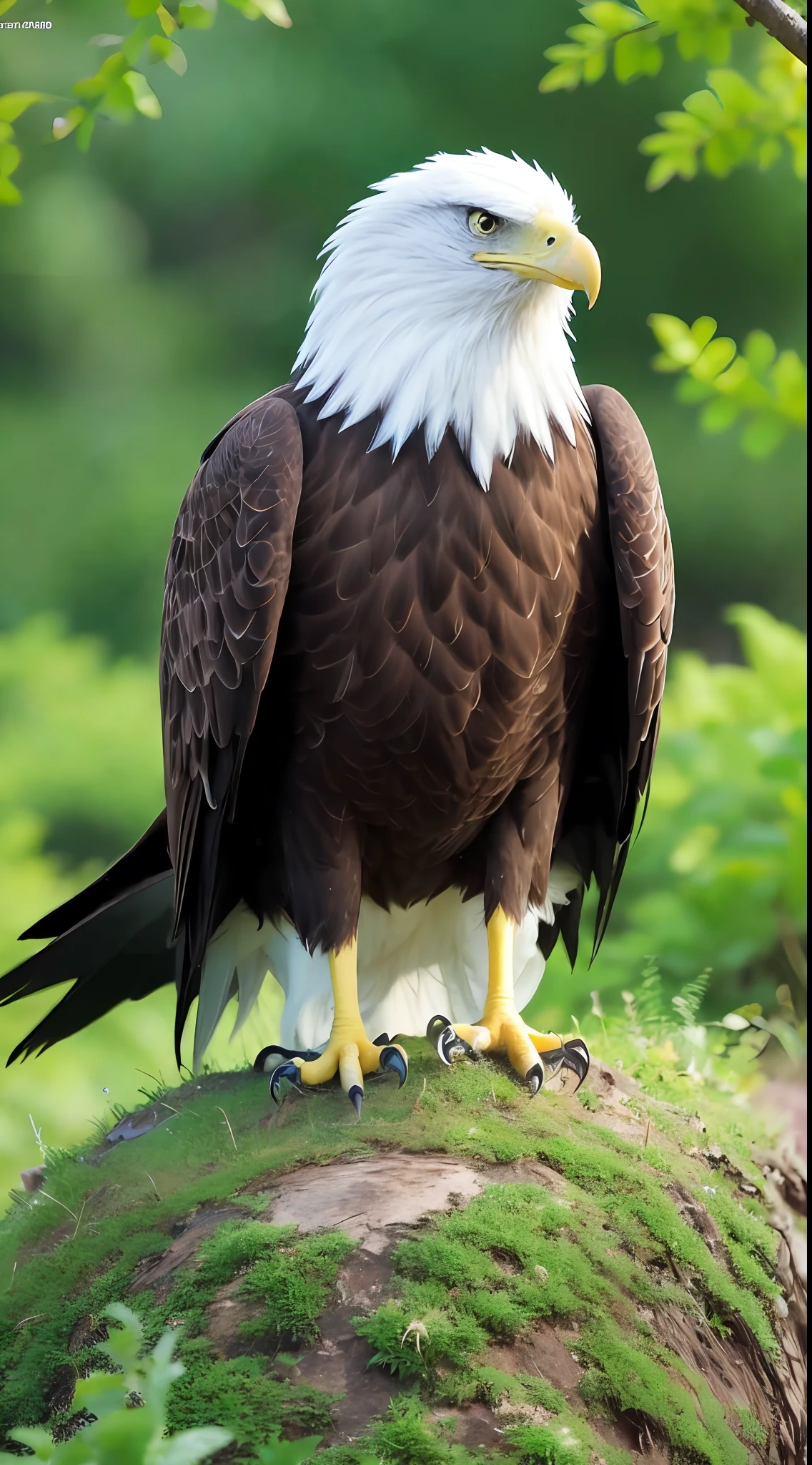 eagle, nature, florest, 4k, 16:9 YouTube --auto --s2